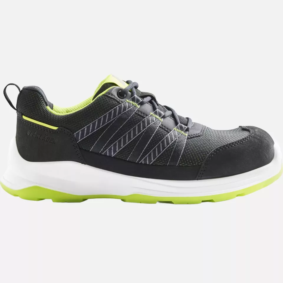 Blaklader 240200009943, SPRINTER Safety Shoe, Black/Lime Green, image 1, gallery thumbnail