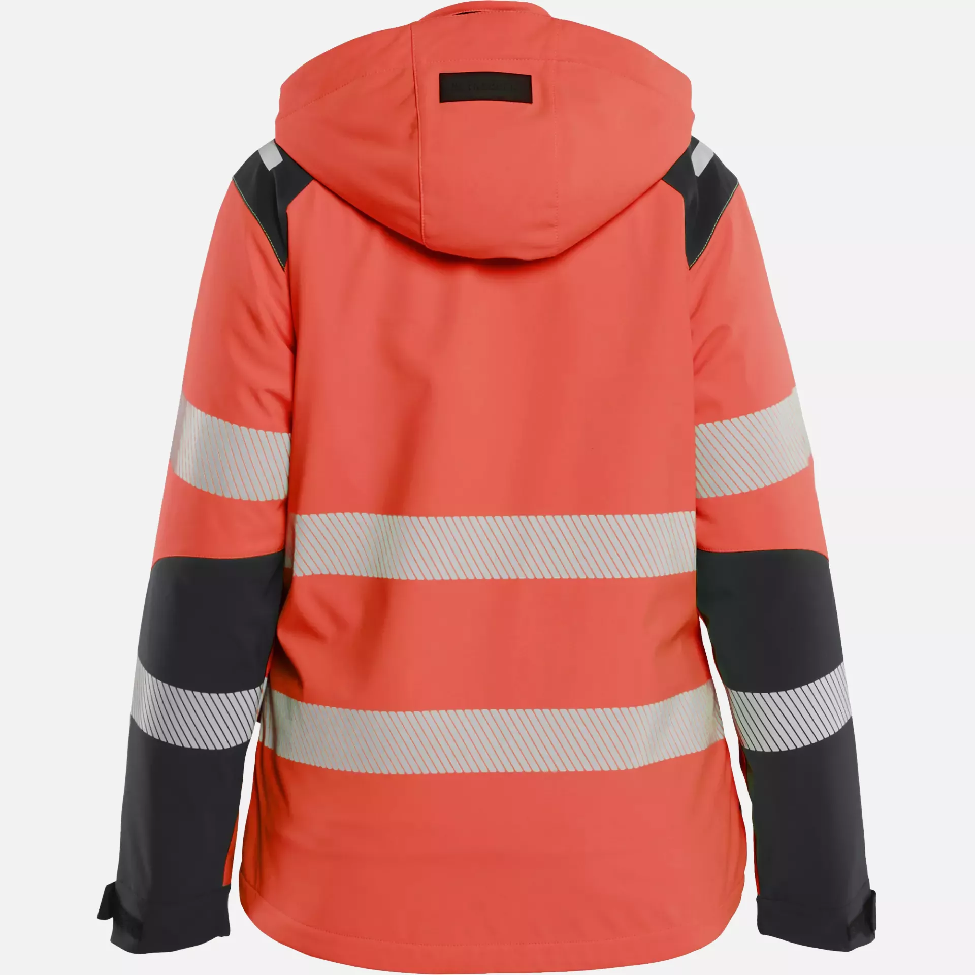 Blaklader 440125135599, High Vis Ladies Lined Lightweight Softshell Winter Jacket, Red/Black, image 4