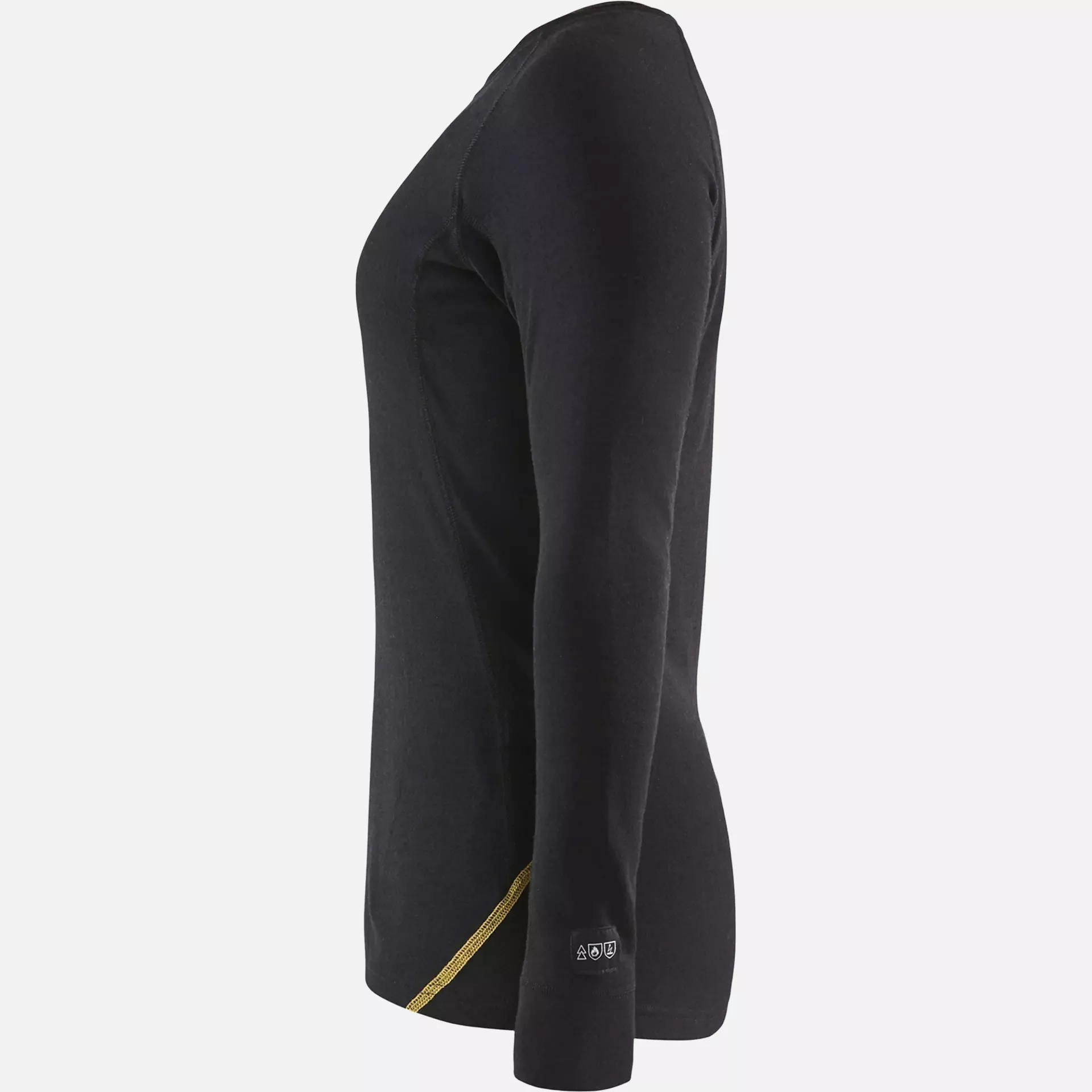 Blaklader 721310759900, Women's Merino Wool Flame Resistant Thermal Shirt, Black, image 2