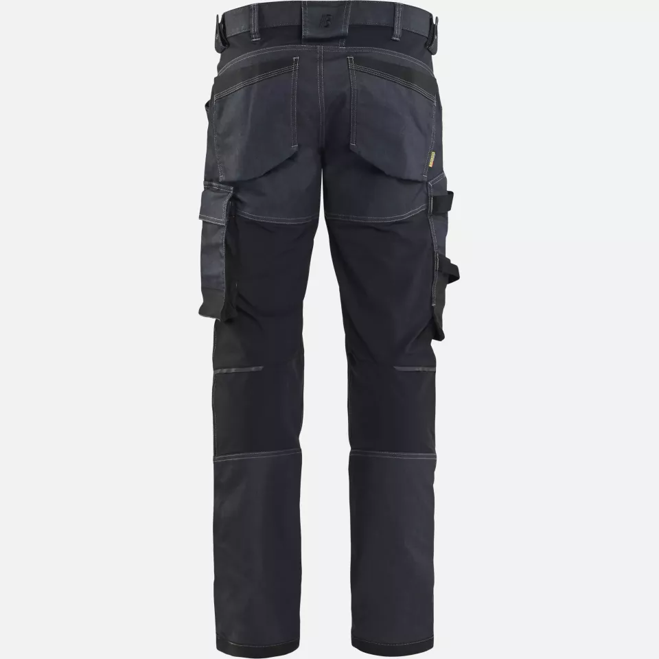 Blaklader 175111418999, Craftsman Work Trousers with Stretch, Navy/Black, image 4, gallery thumbnail