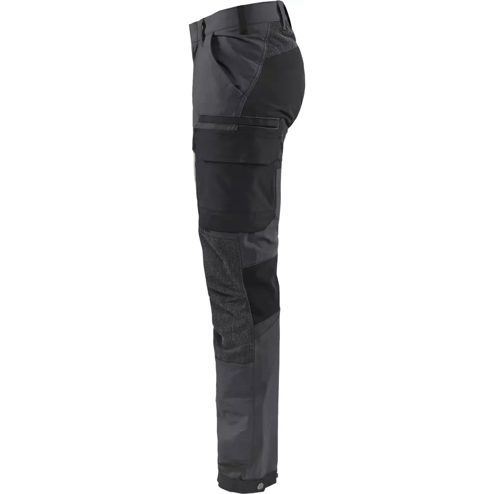 Blaklader 142216459699, 4-Wege-Service Stretch Arbeitshose, Mittelgrau/Schwarz, image 3, gallery thumbnail