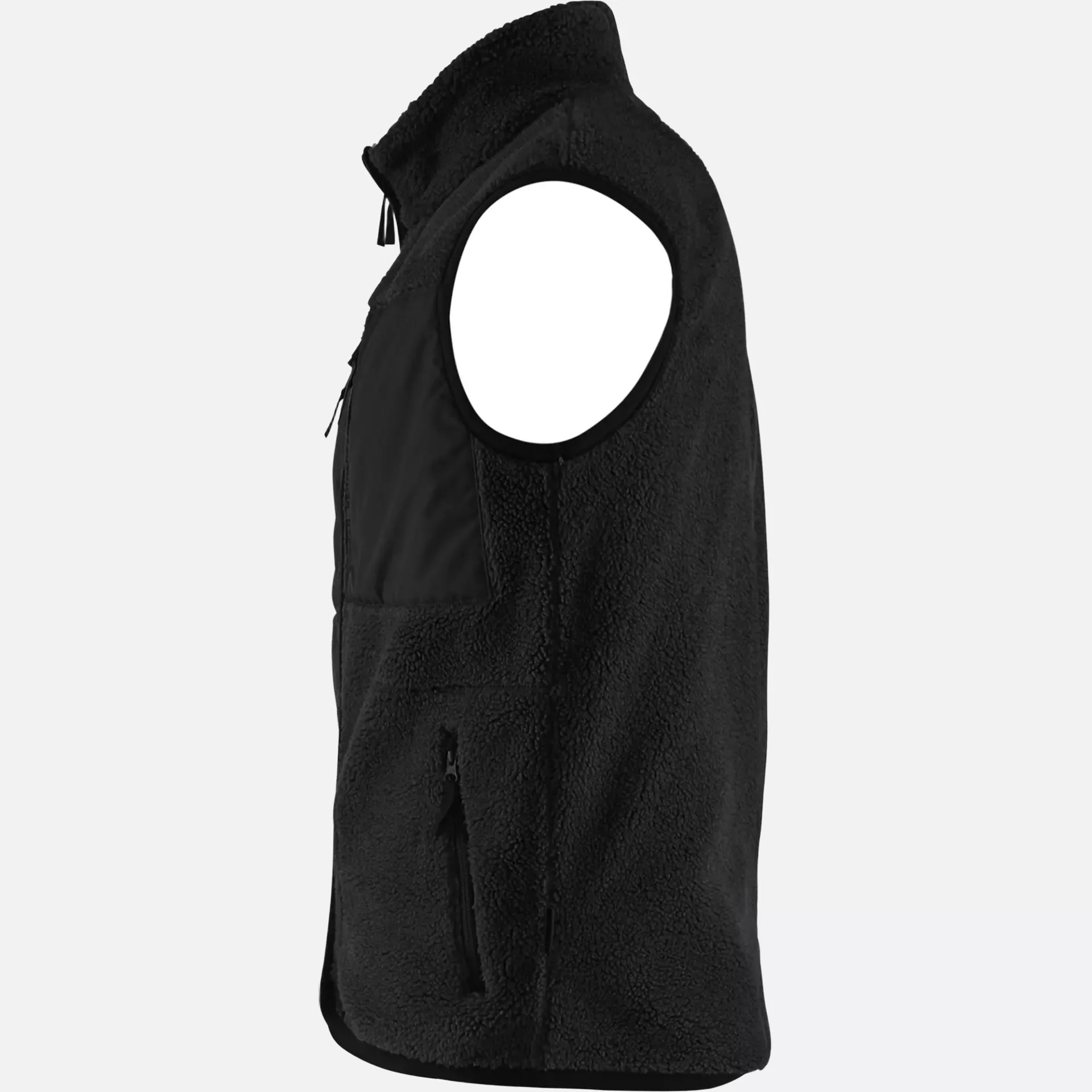 Blaklader 382029559900, Pile Vest, Black, image 3