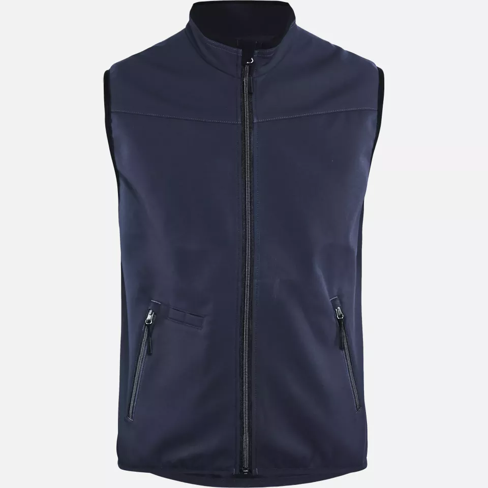 Blaklader 385025168699, Softshell Vest, Dark Navy/Black, image 1, gallery thumbnail