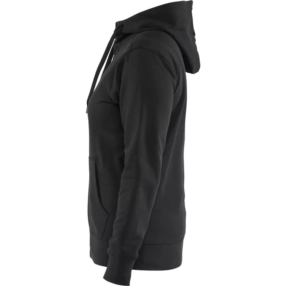 Blåkläder 339511589900, Ladies Zip Hoodie, Black, image 3, gallery thumbnail