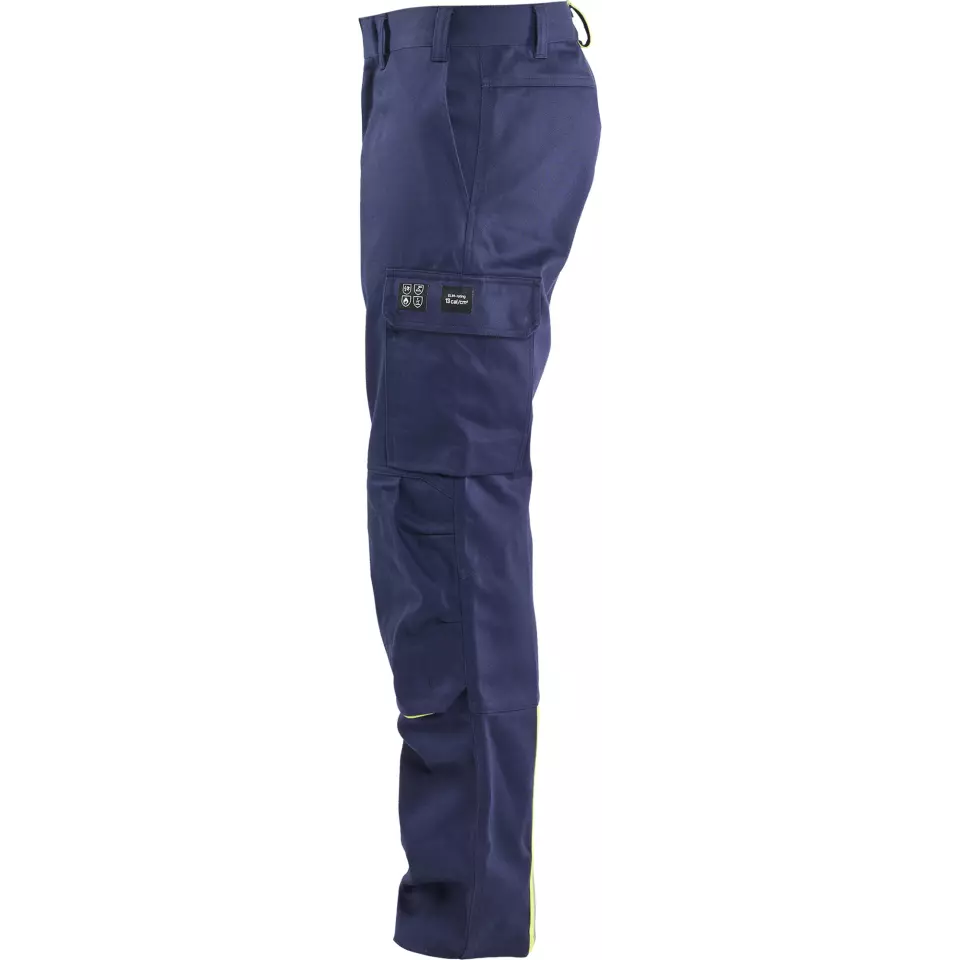Blåkläder 170115018933, Welding Work Trousers, Navy Blue/ Yellow, image 3, gallery thumbnail