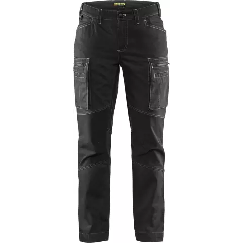 Blaklader Damen Stretch Arbeitshose, Schwarz