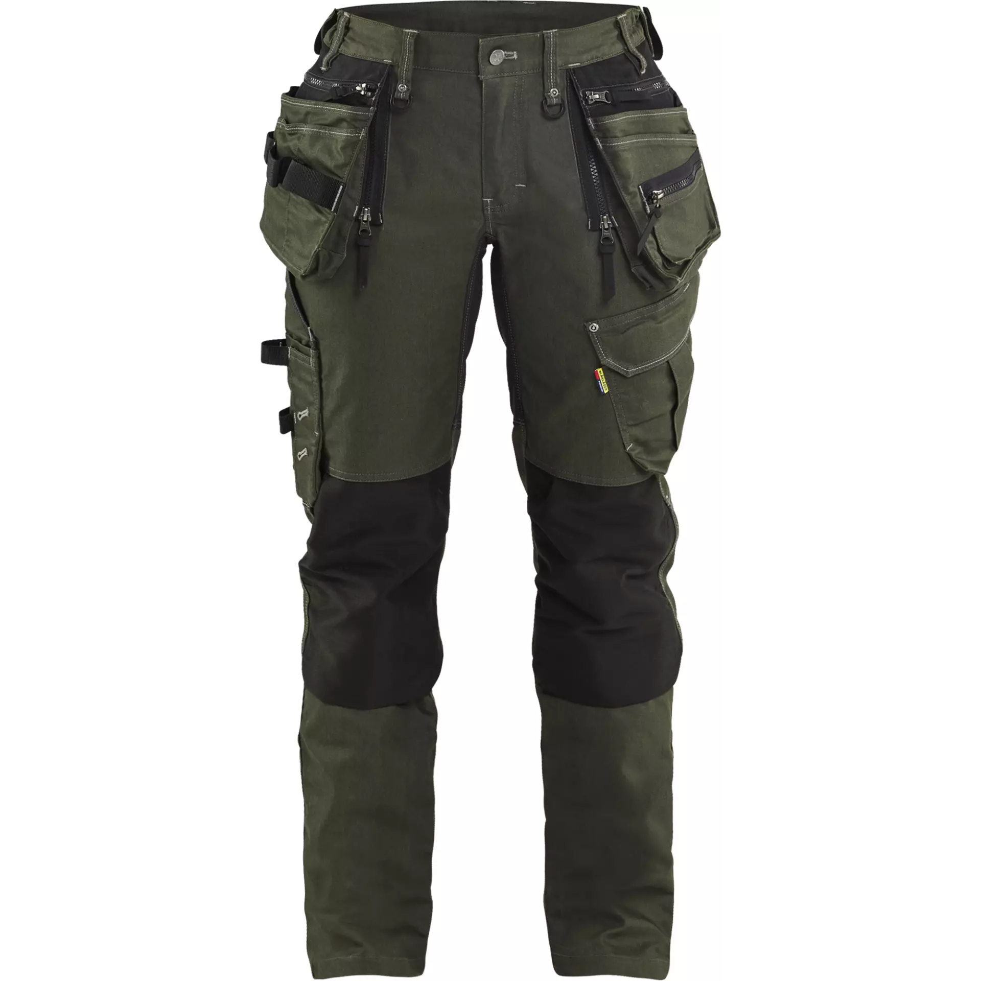 Blaklader 799011414298, X1900 Ladies Stretch Craftsman Work Trousers, Forest Green/Black