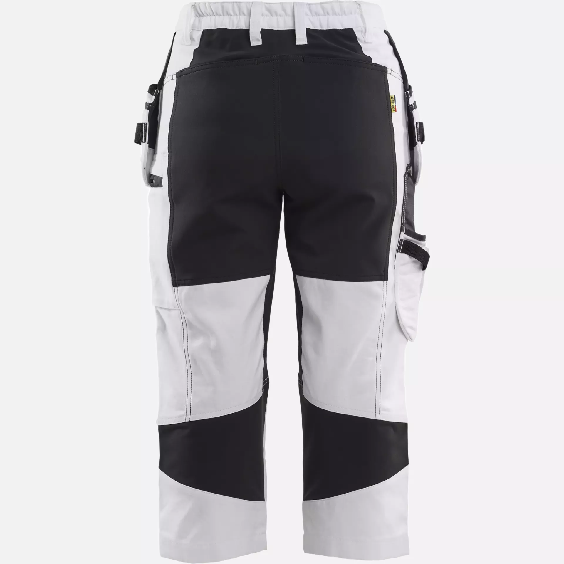Blaklader 710913101099, Women's Painter Pirate Trousers with Stretch, White/Black, image 4