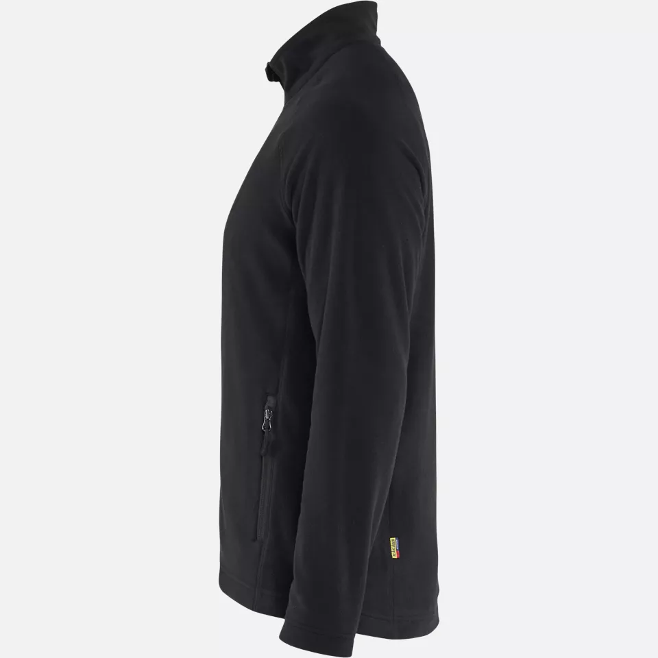 Blaklader 472110109900, Microfleece Jacket, Black, image 5, gallery thumbnail