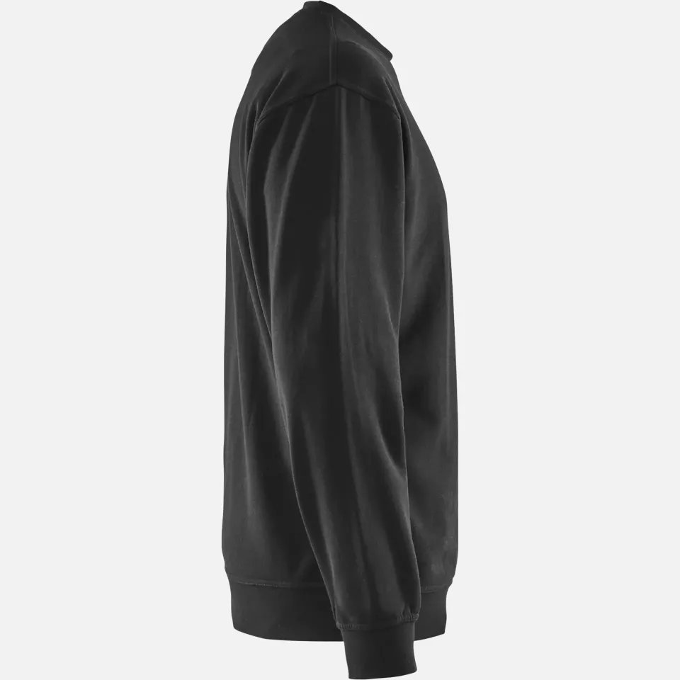 Blaklader 307417629900, Flame Retardant Sweatshirt, Black, image 2, gallery thumbnail
