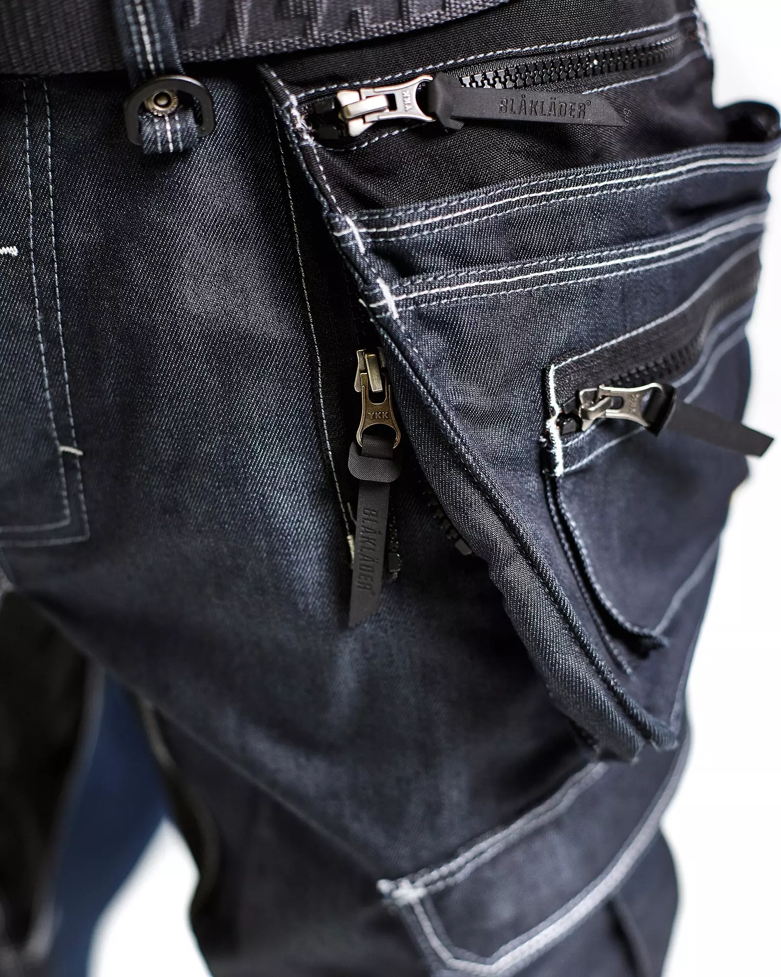 Blåkläder 199011418999, X1900 Stretch Craftsman Work Trousers, Navy/Black, image 9