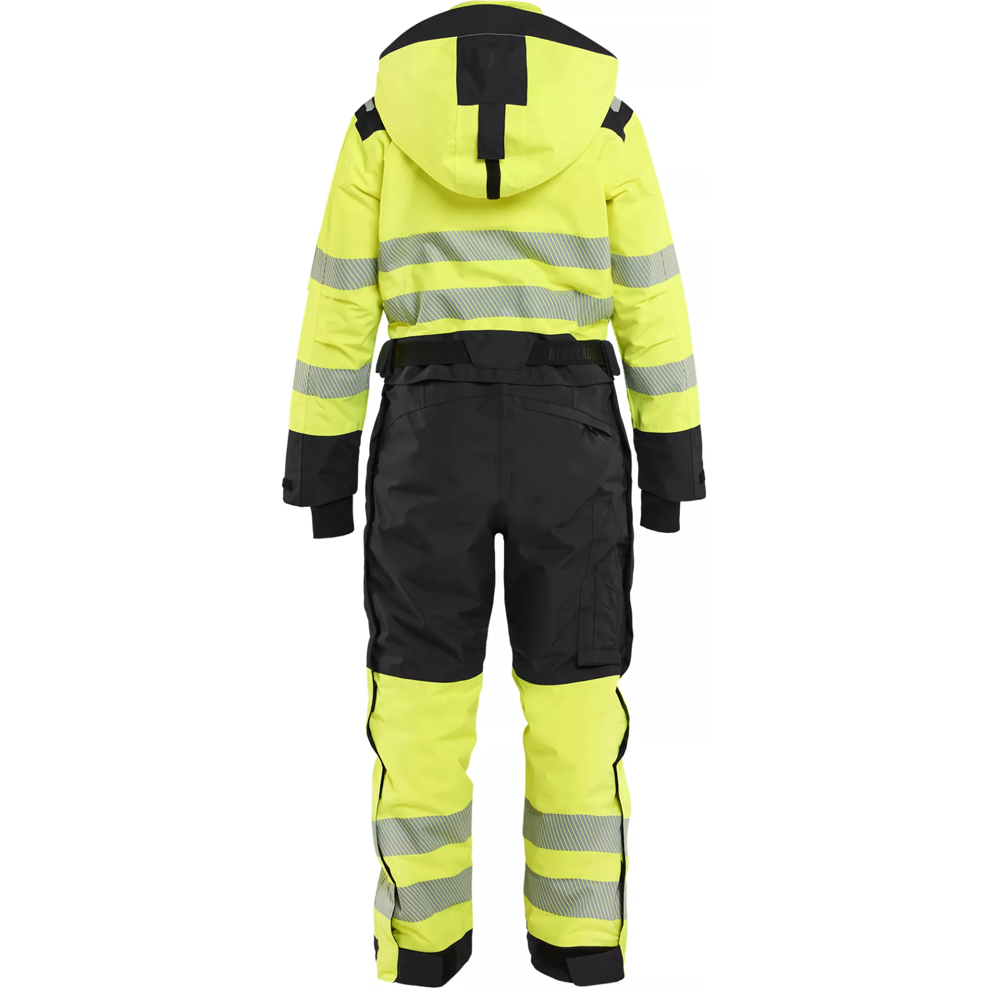 Blaklader 672619773399, Ladies High Vis Winter Coverall, High Vis Yellow/Black, image 4