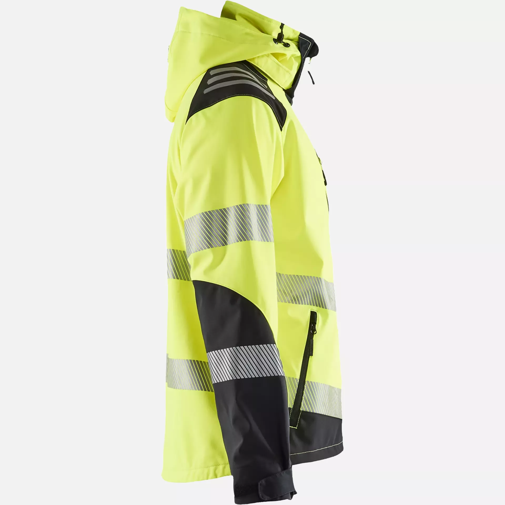 Blaklader 449125133399, High Vis Softshell Jacket, Yellow/Black, image 2
