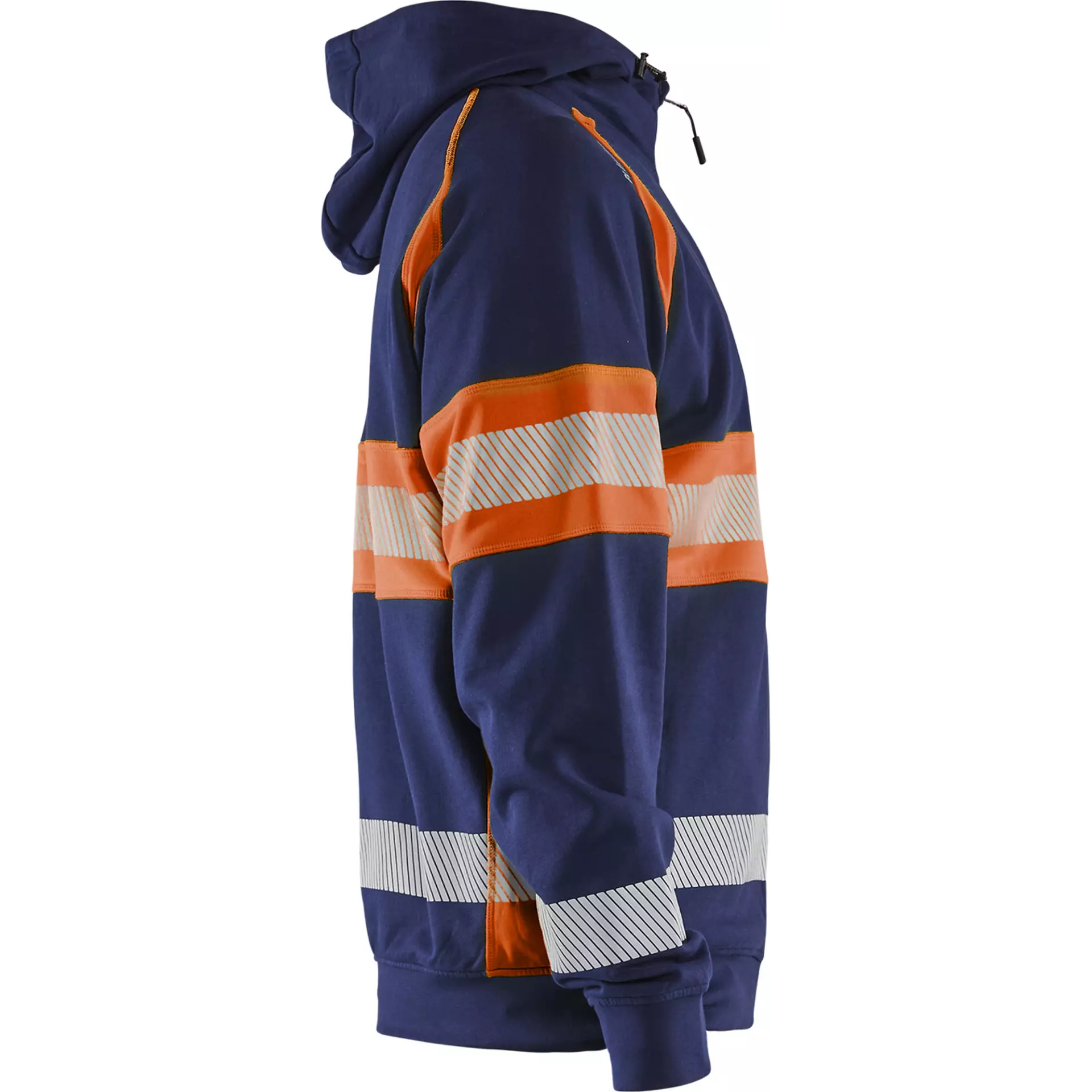 Blåkläder 355211588953, High Vis Hoodie Jacket, Navy Blue/Orange, image 2