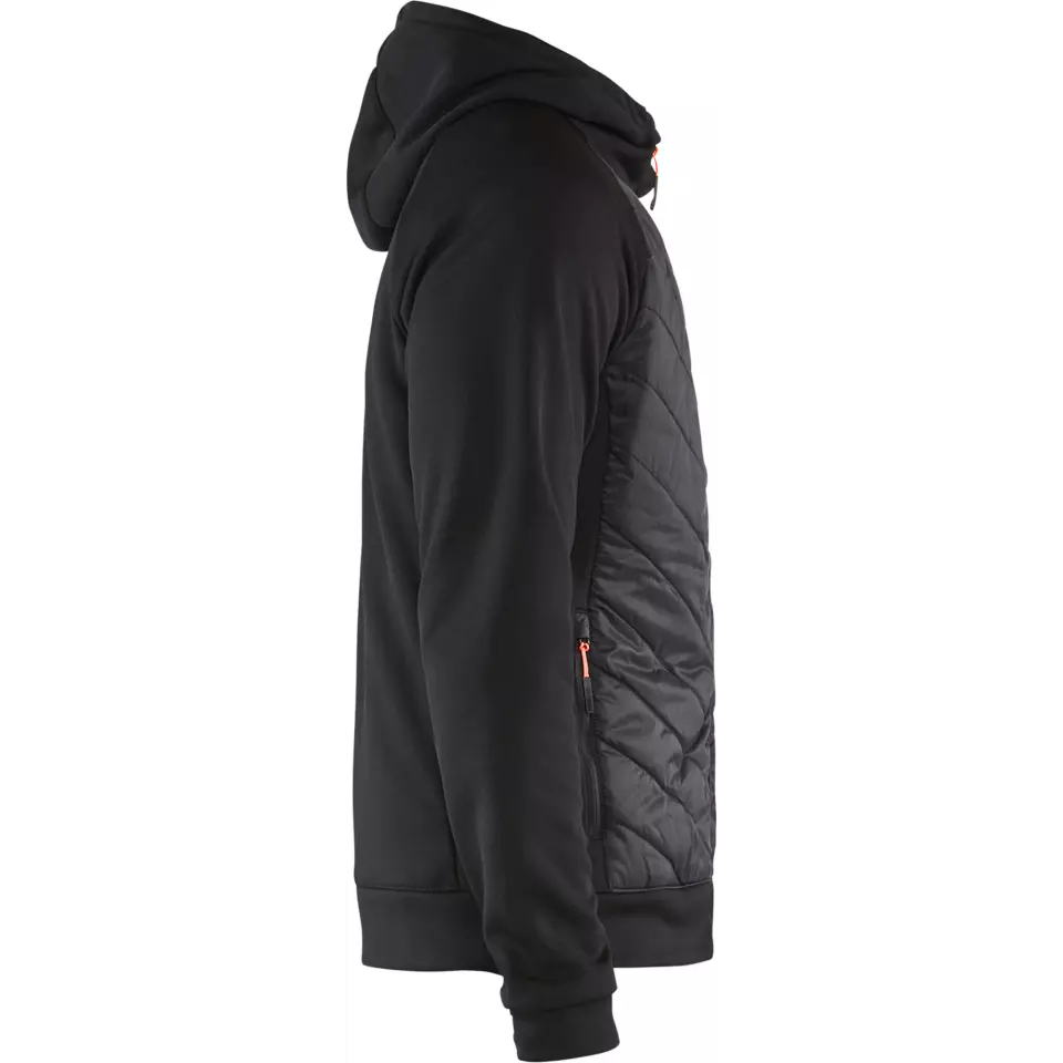 Blaklader 346325269956, Hybrid Sweatshirt, Schwarz/Rot, image 2, gallery thumbnail