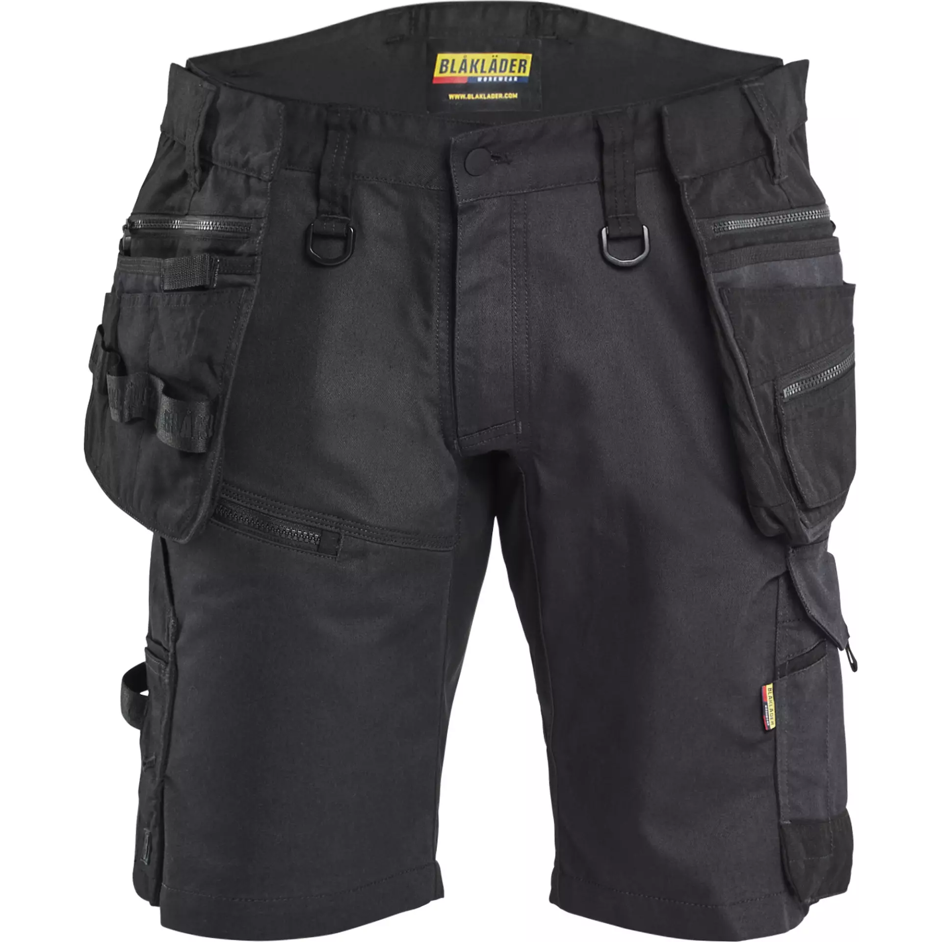 Blaklader 197211499999, STRIKER Stretch Craftsman Shorts, Black/Black