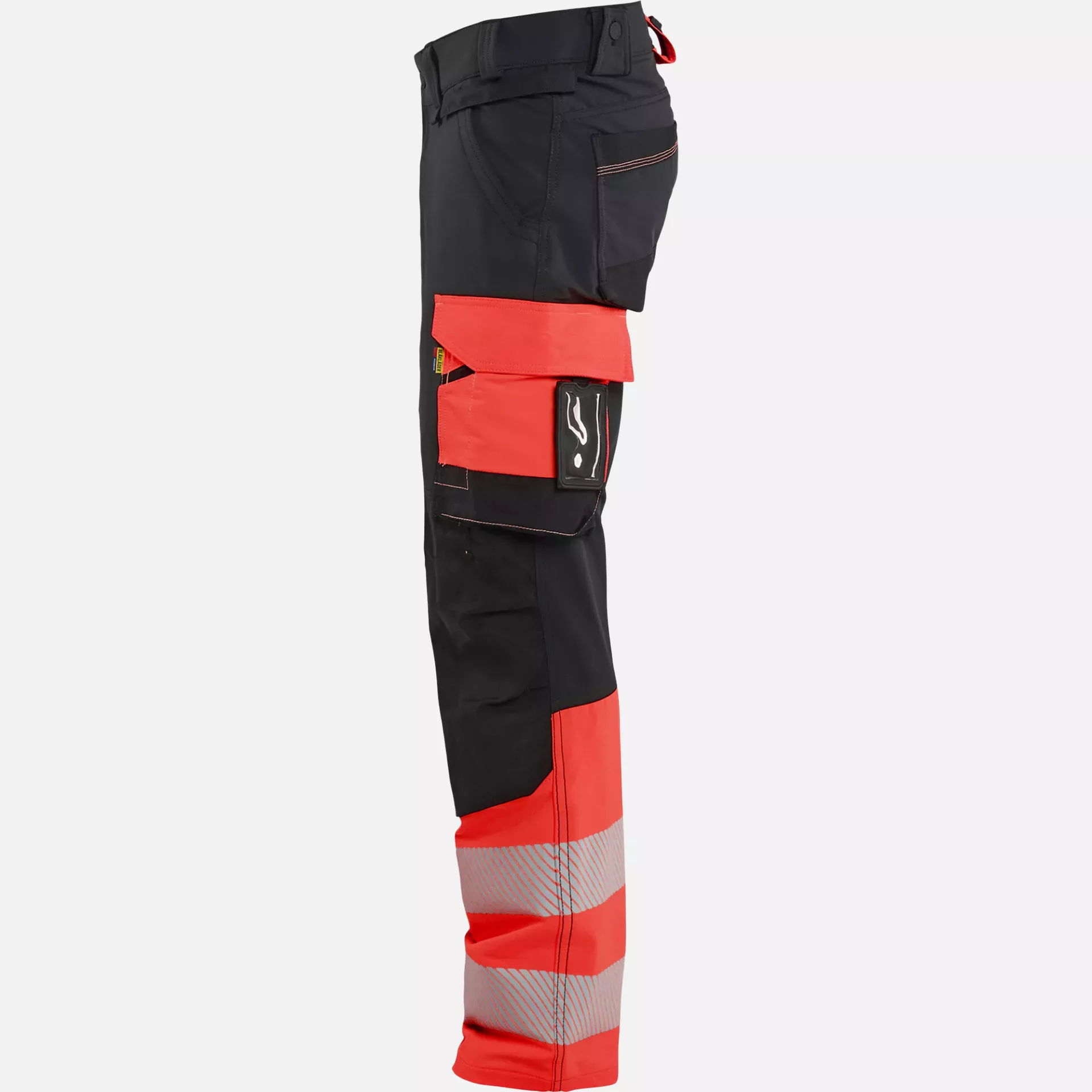 Blaklader 112616489955, Hi-Vis Work Trousers 4-Way Stretch, Black/Hi-Vis Red, image 3