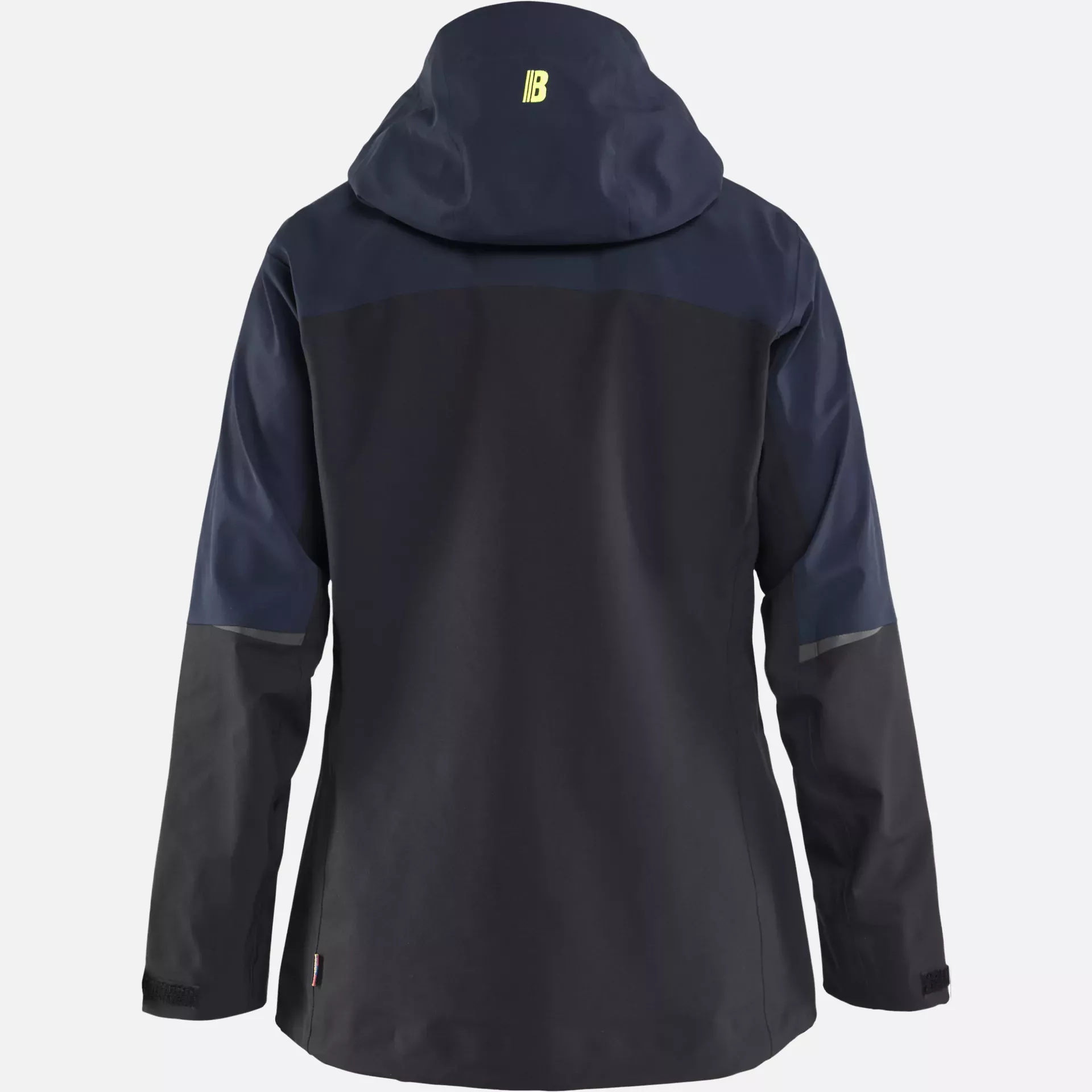 Blaklader 470819168633, Striker Ladies Stretch Shell Jacket, Dark Navy/High Vis Yellow, image 4