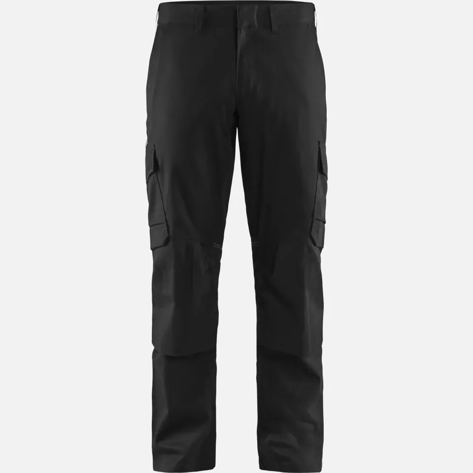 Blaklader 144818329900, Industrie Stretch Arbeitshose mit Kniepolstertaschen, Schwarz, image 1, gallery thumbnail