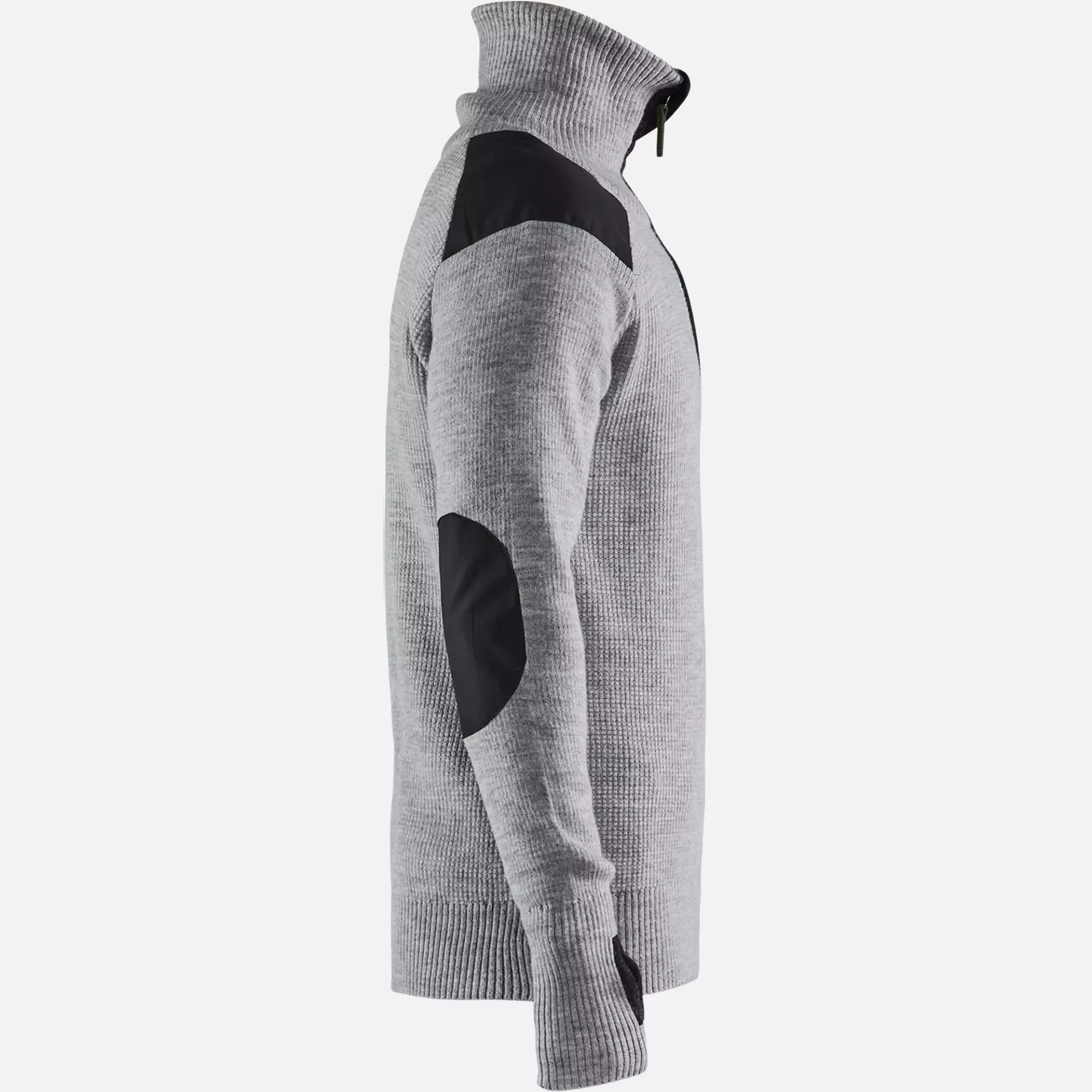 Blaklader 463010719098, Wool Sweatshirt, Grey Melange/Dark Grey, image 2
