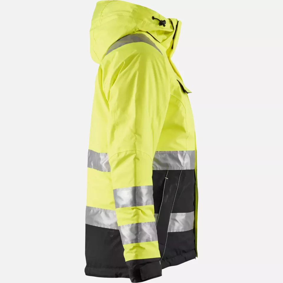 Blaklader 487219873399, High Vis Ladies Winter Jacket, Yellow/Black, image 2, gallery thumbnail