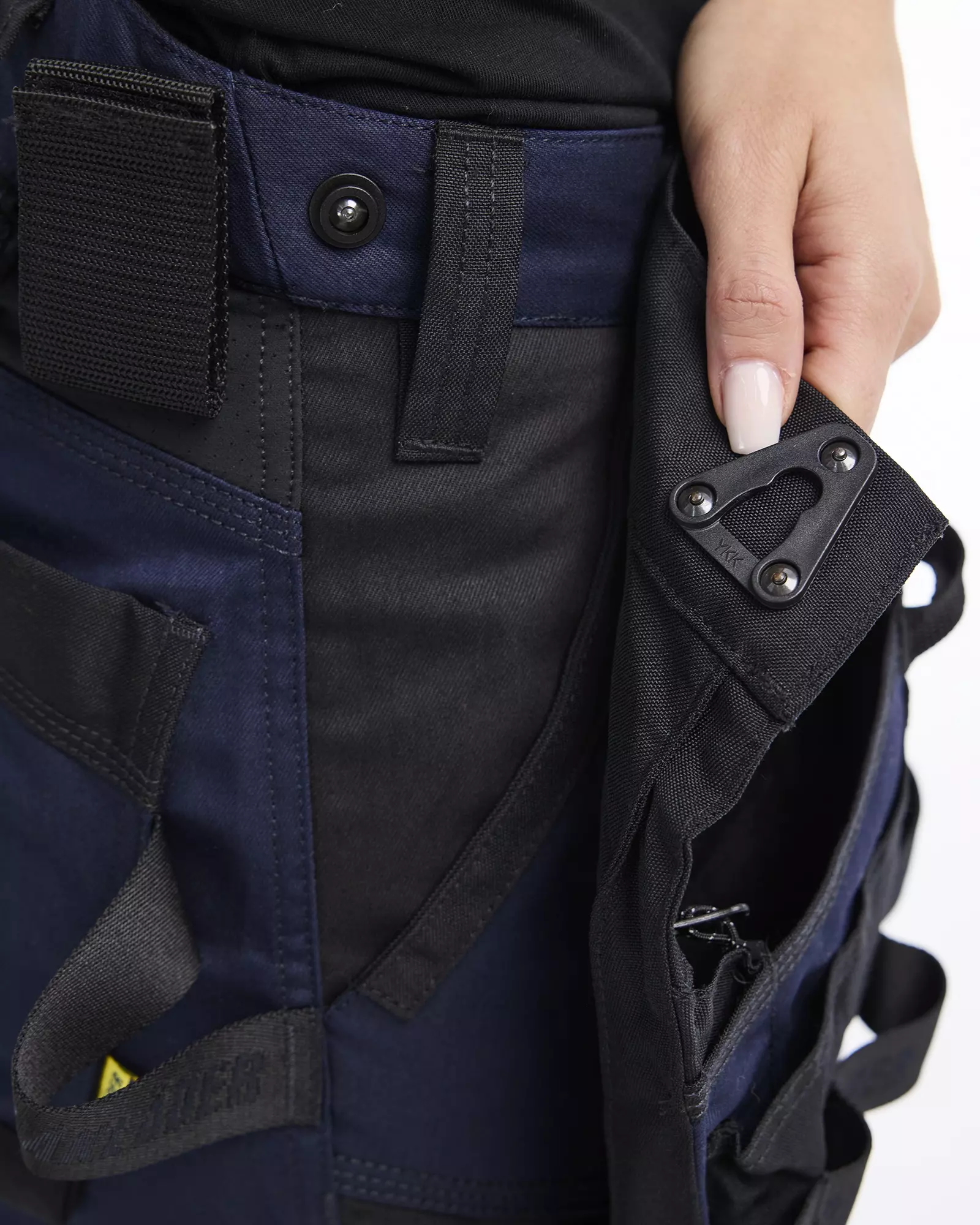 Blaklader 717011498699, STRIKER Ladies' Stretch Craftsman Work Trousers, Dark Navy Blue/Black, image 9