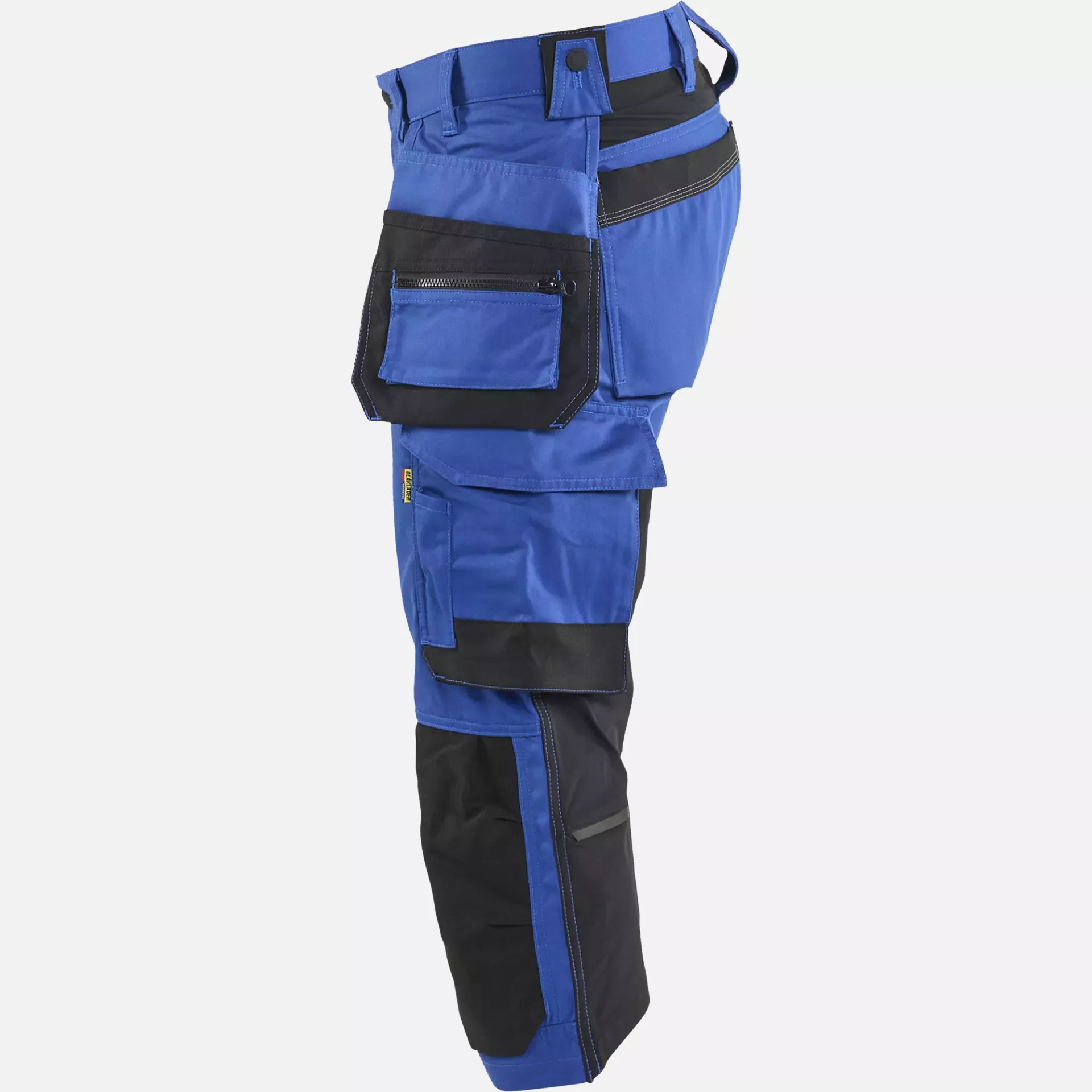 Blaklader 175418328599, Stretch Craftsman Pirate Shorts, Cornflower Blue/Black, image 3