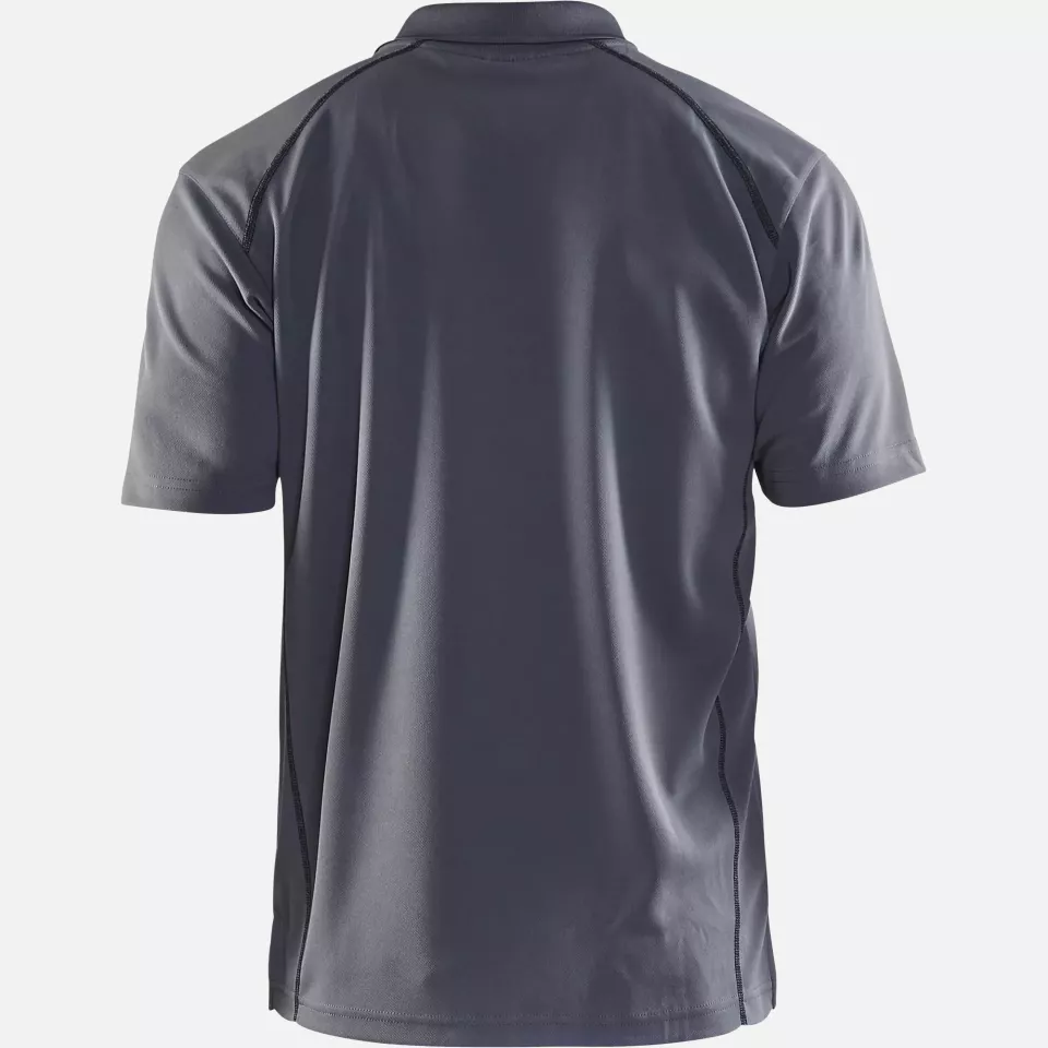 Blaklader 332610519400, UV Protection Polo Shirt, Grey, image 4, gallery thumbnail
