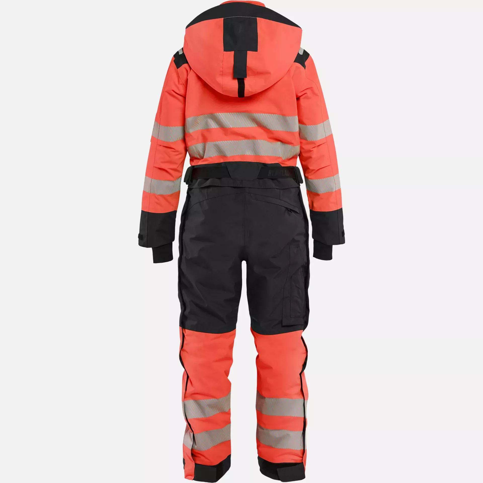 Blaklader 672619775599, Ladies High Vis Winter Coverall, High Vis Red/Black, image 4