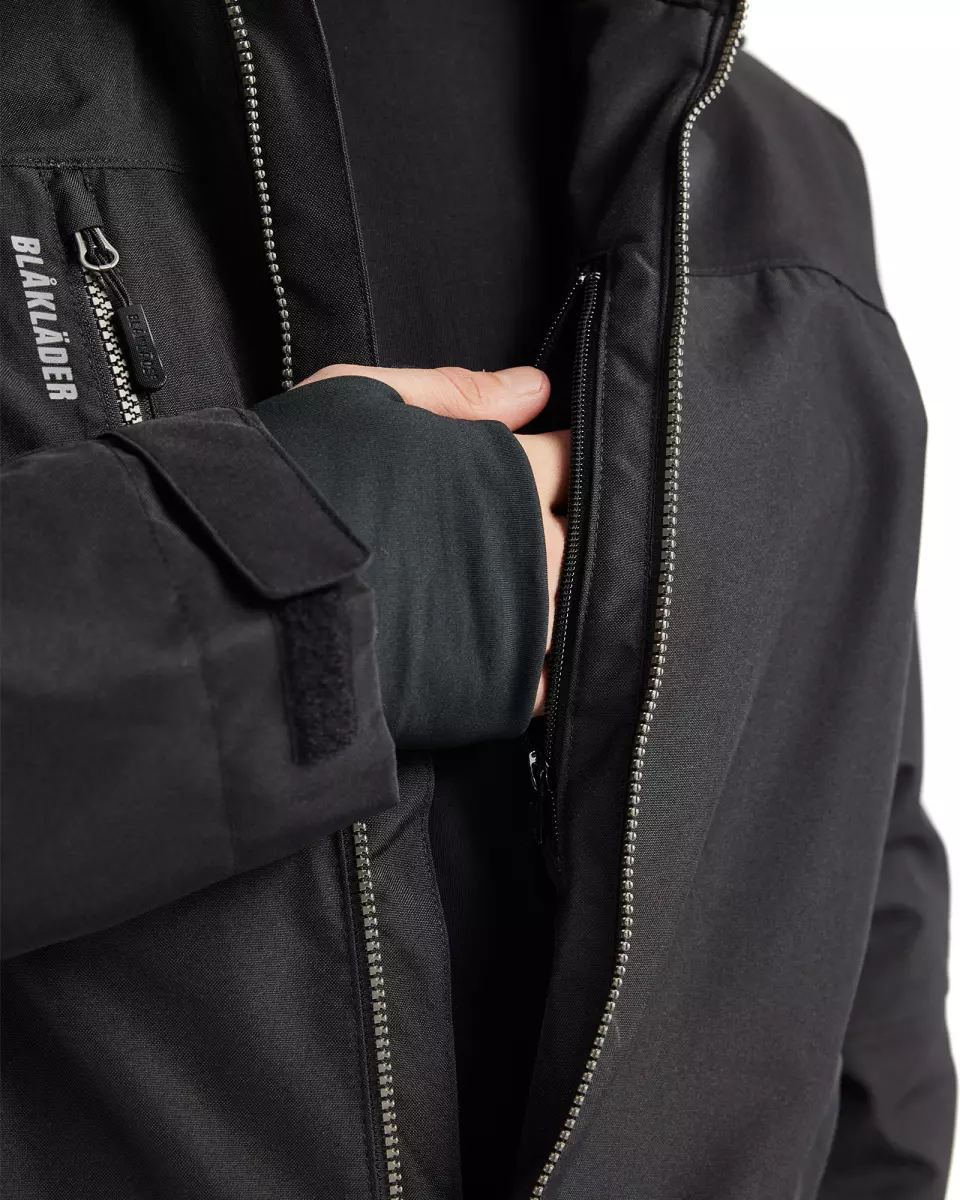 Blaklader 489019779900, Lined Lightweight Winter Jacket, Black, image 8, gallery thumbnail