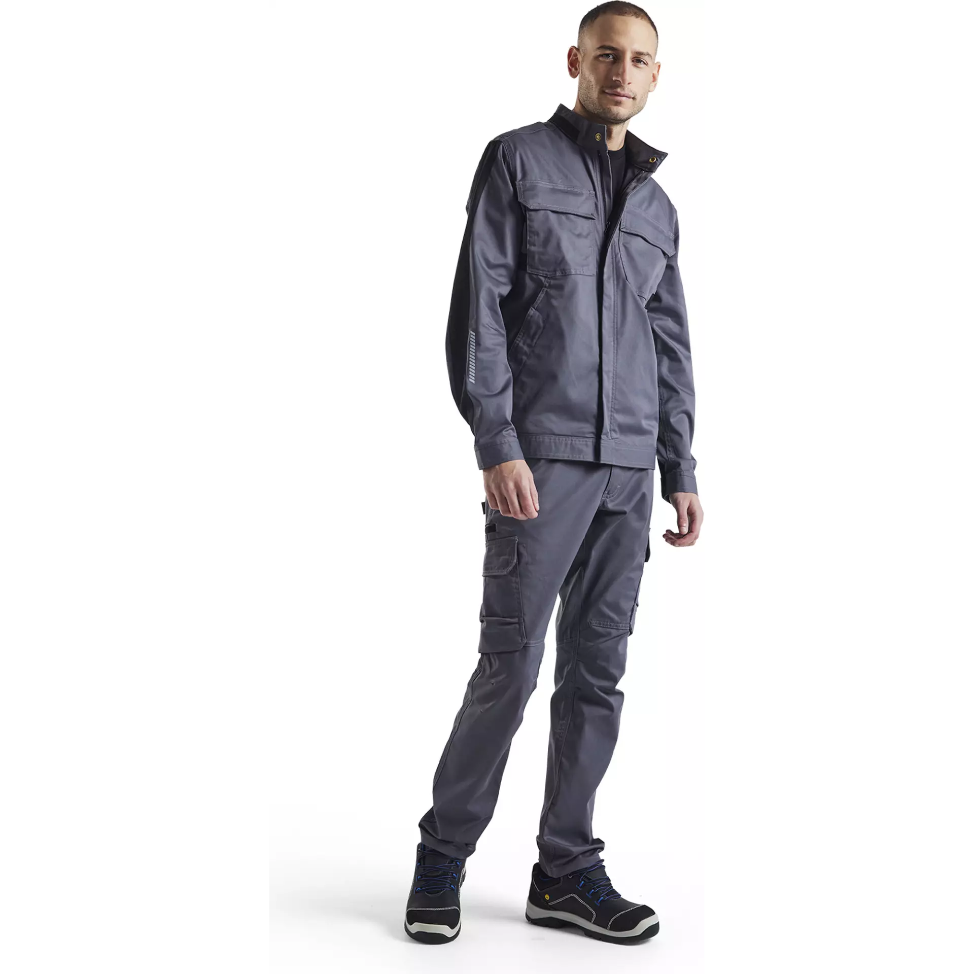Blaklader 444418329699, Industry Stretch Jacket, Medium Grey/Black, image 5