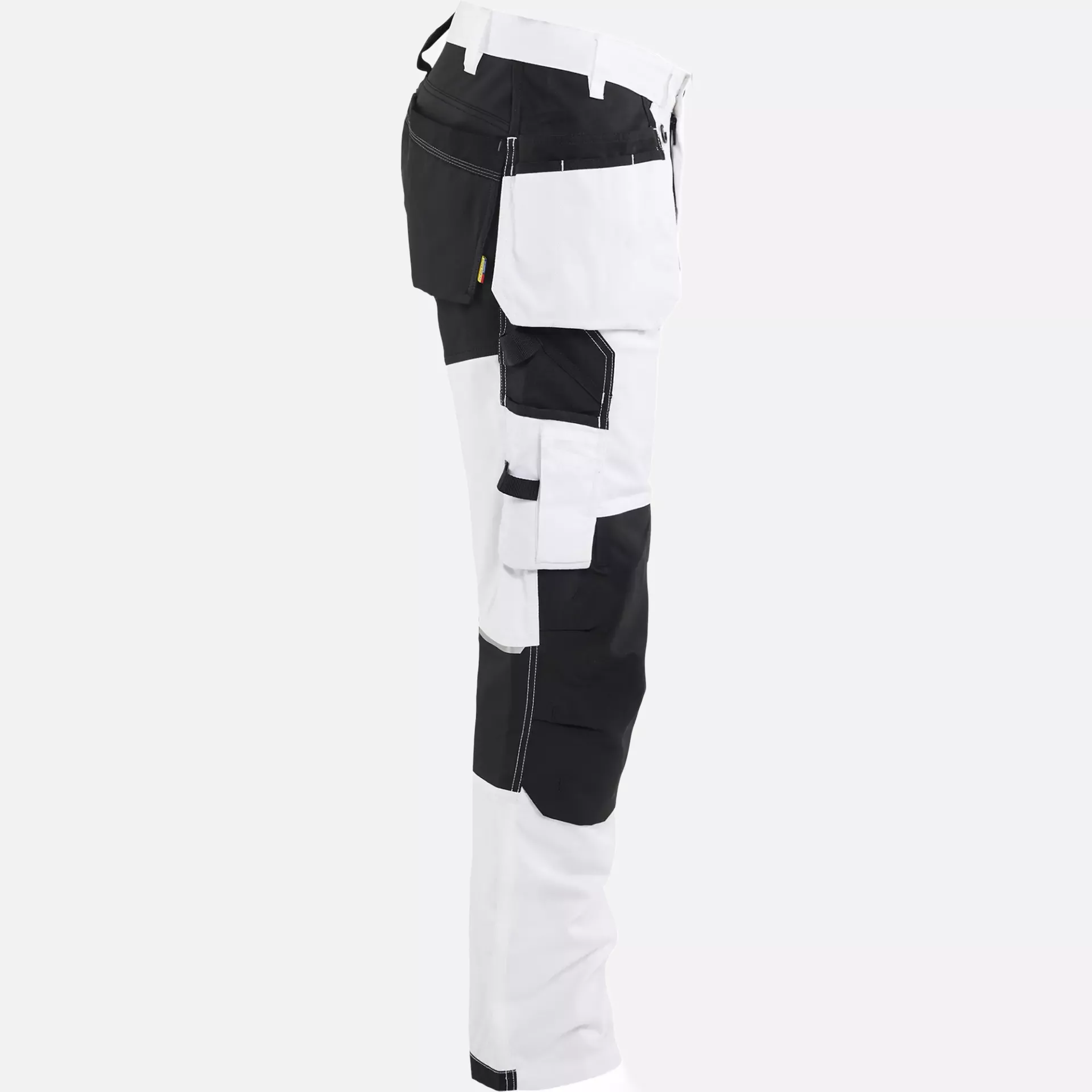 Blaklader 177018321099, Stretch Painters Trousers, White/Black, image 2