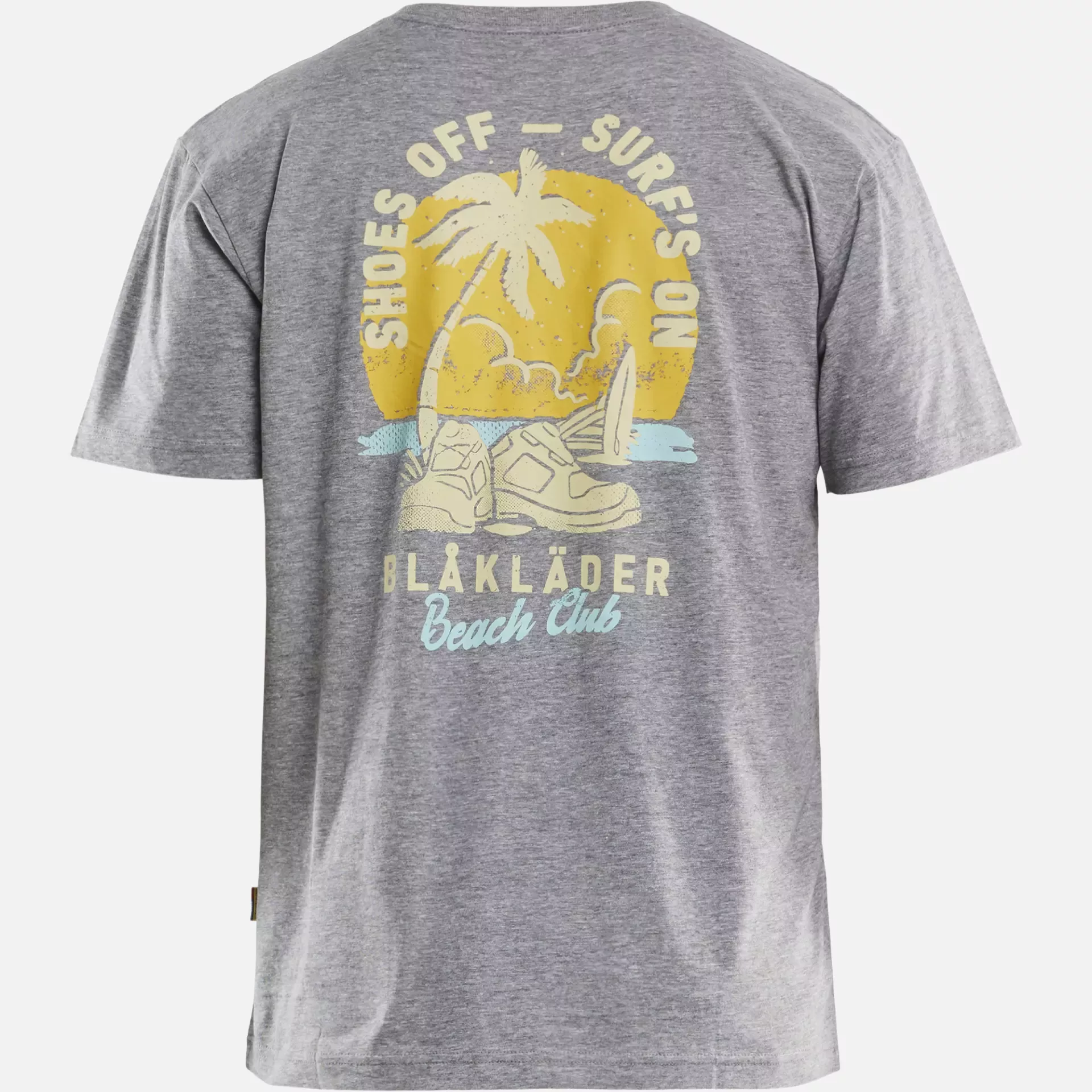 Blaklader 941910439000, Blaklader Beach Club T-Shirt, Grey Melange, image 5