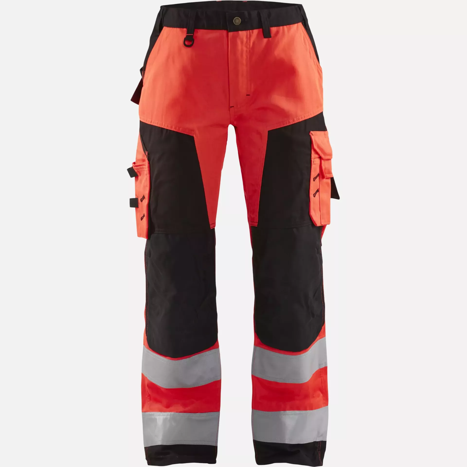 Blaklader 715518115599, High Vis Ladies Work Trousers, Red/Black, image 1