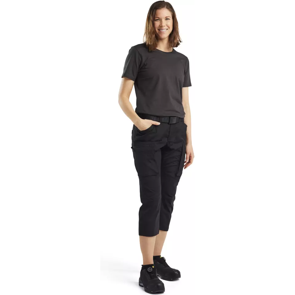 Blaklader 712918459900, Women's Stretch Pirate Trousers, Black, image 5, gallery thumbnail