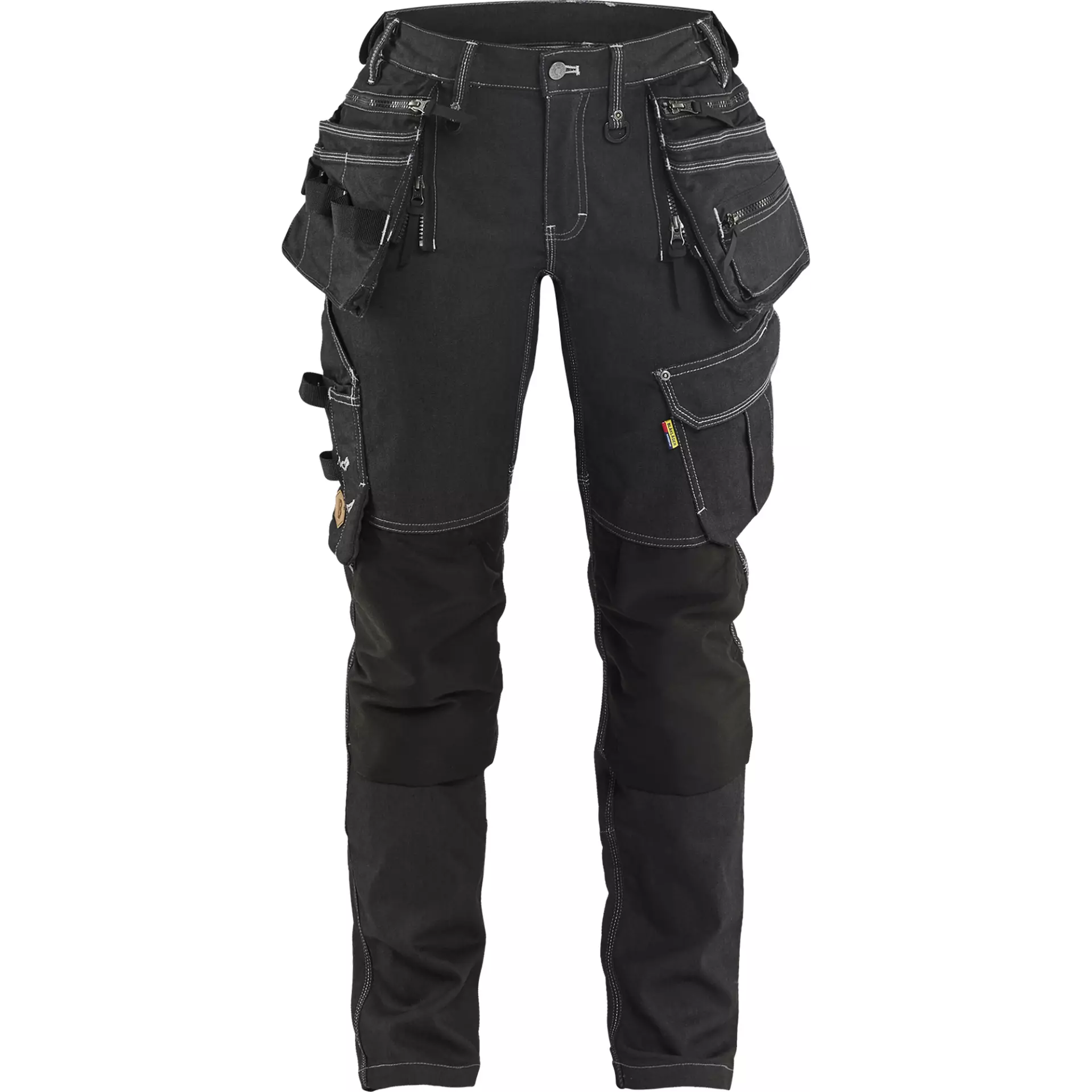 Blaklader 799011419900, X1900 Ladies Stretch Craftsman Work Trousers, Black