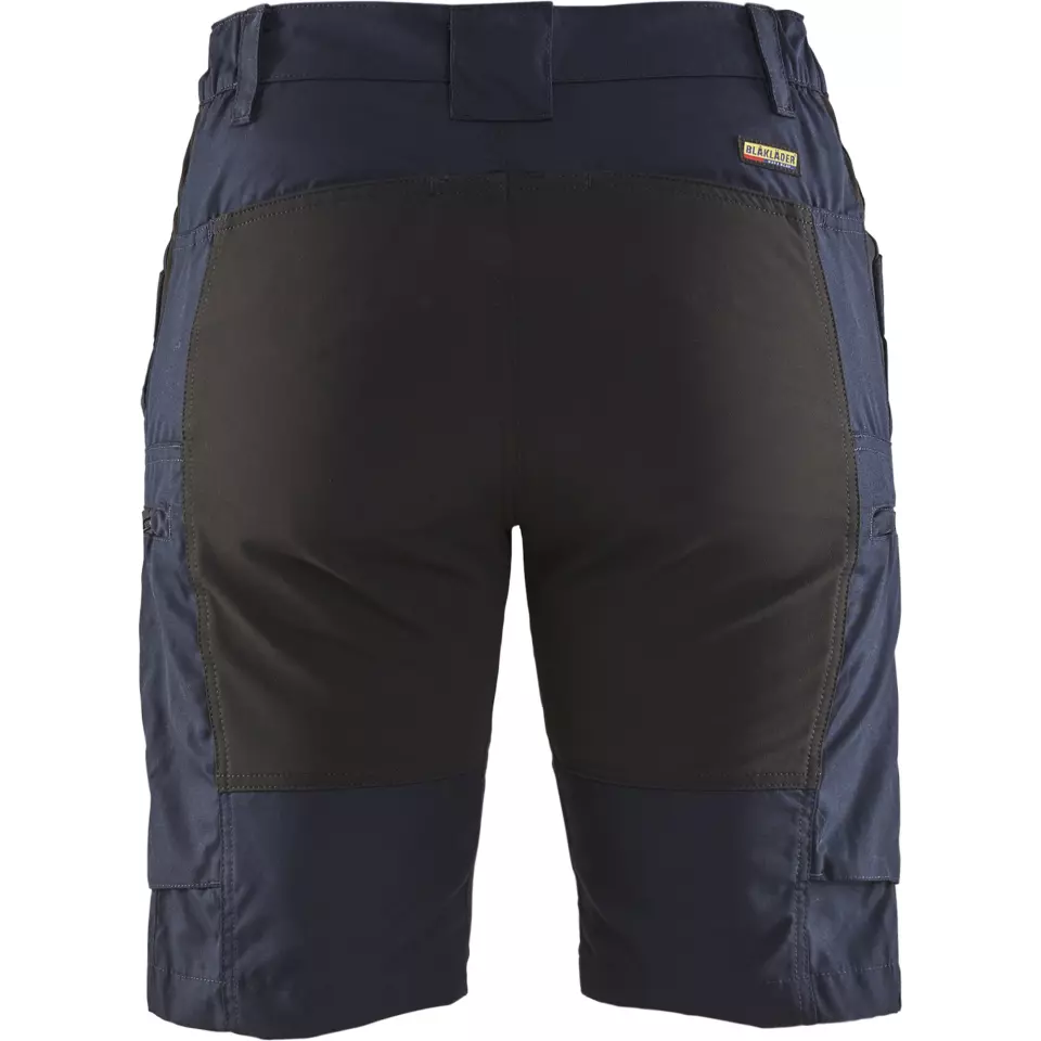Blåkläder 714918458699, Women's Stretch Shorts, Dark Navy Blue/Black, image 4, gallery thumbnail