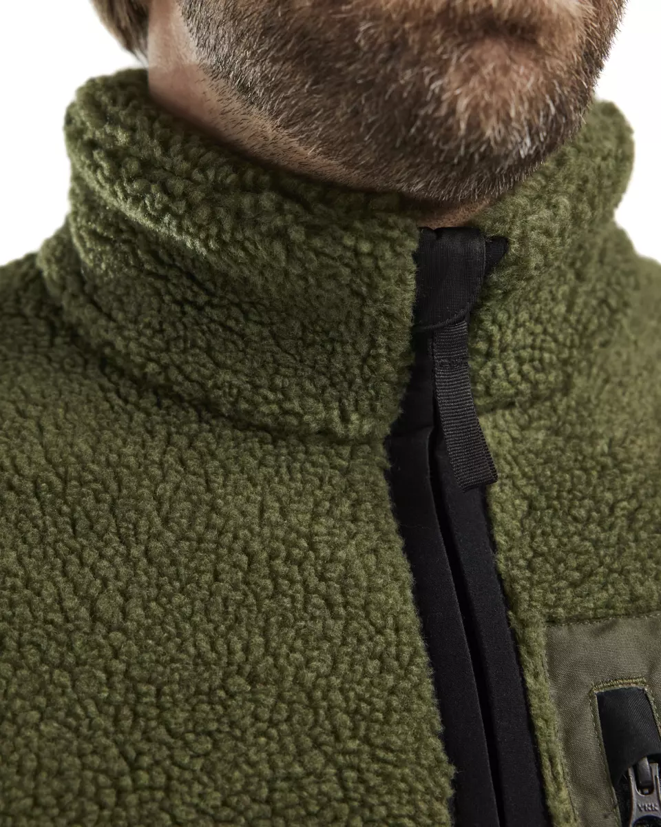 Blaklader 382029554109, Pile Vest, Autumn Green, image 6, gallery thumbnail