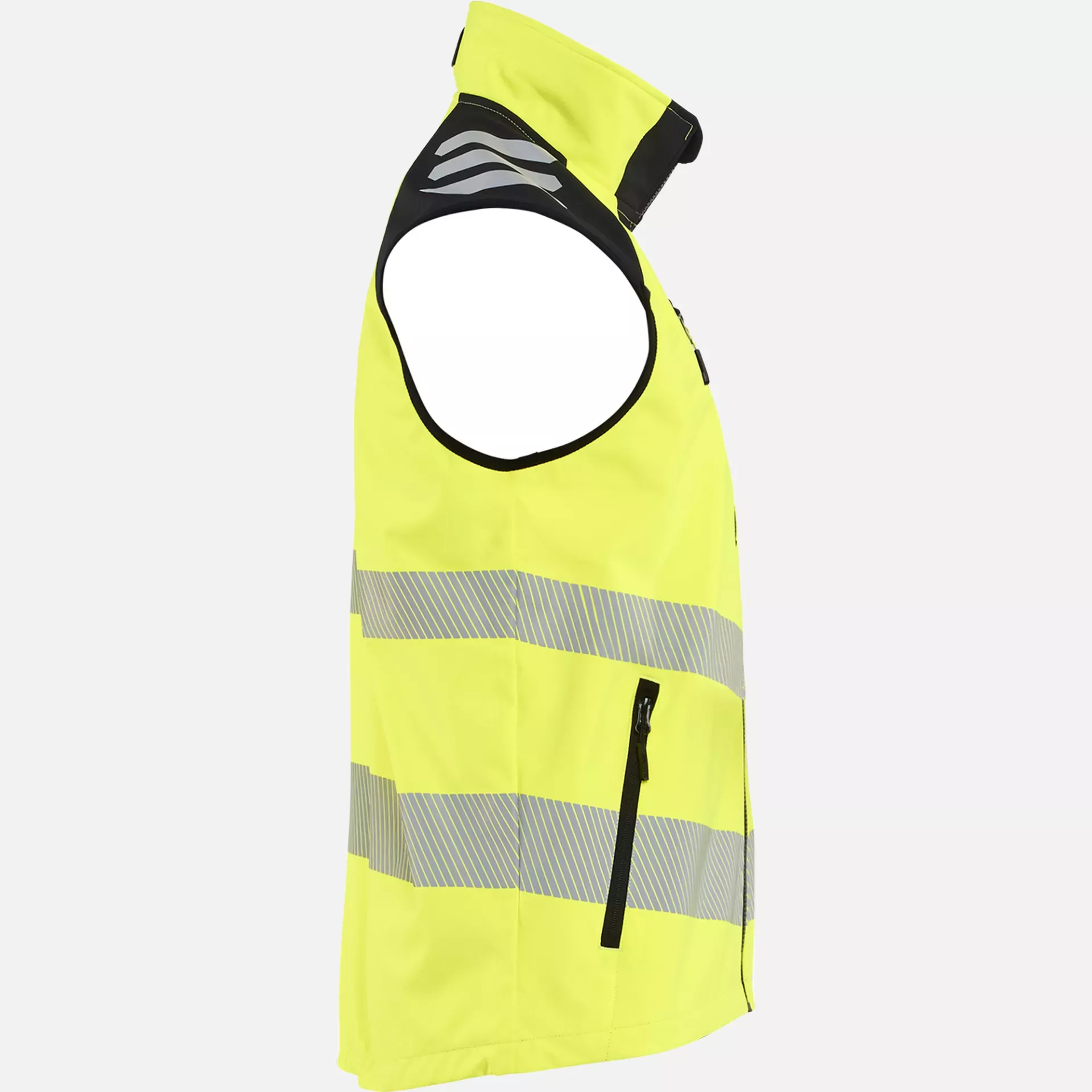 Blaklader 309125133399, High Vis Softshell Vest, High Vis Yellow/Black, image 3