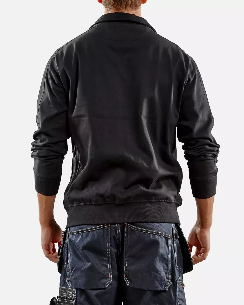 Blaklader 334910489900, Zip Sweatshirt, Black, image 5, gallery thumbnail