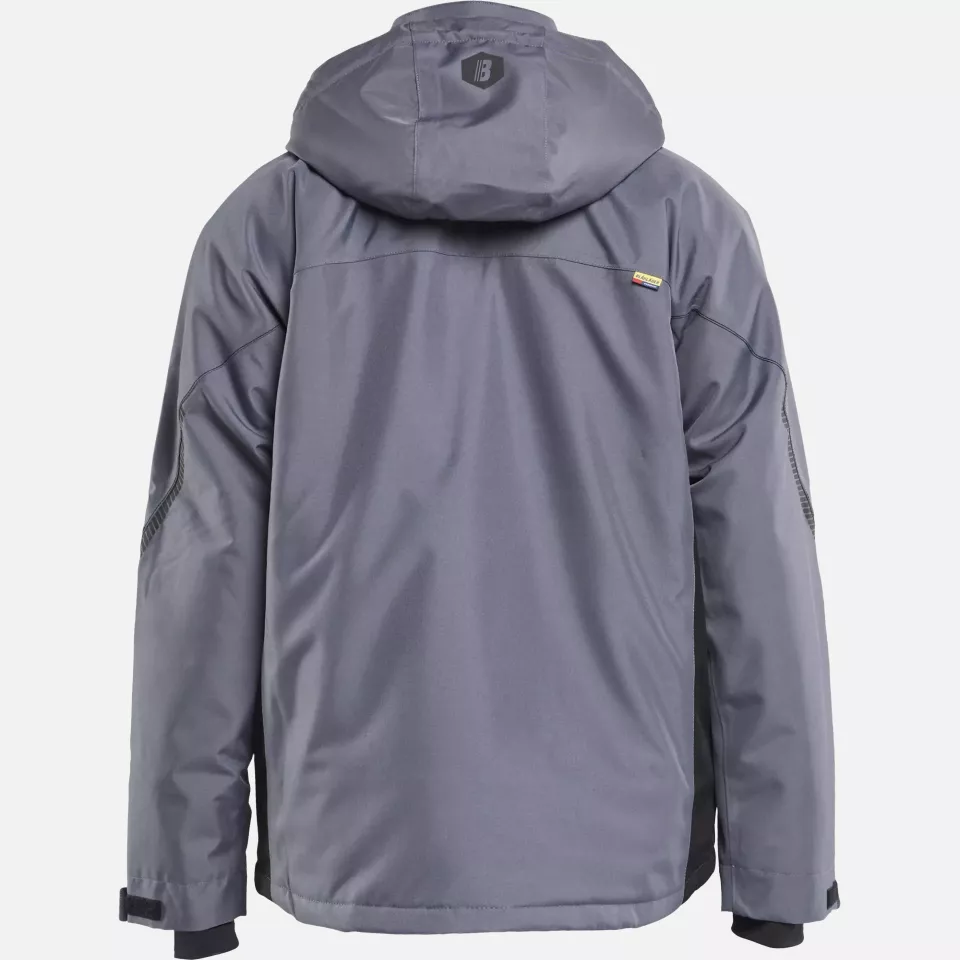 Blaklader 489019779699, Lined Lightweight Winter Jacket, Medium Grey/Black, image 4, gallery thumbnail