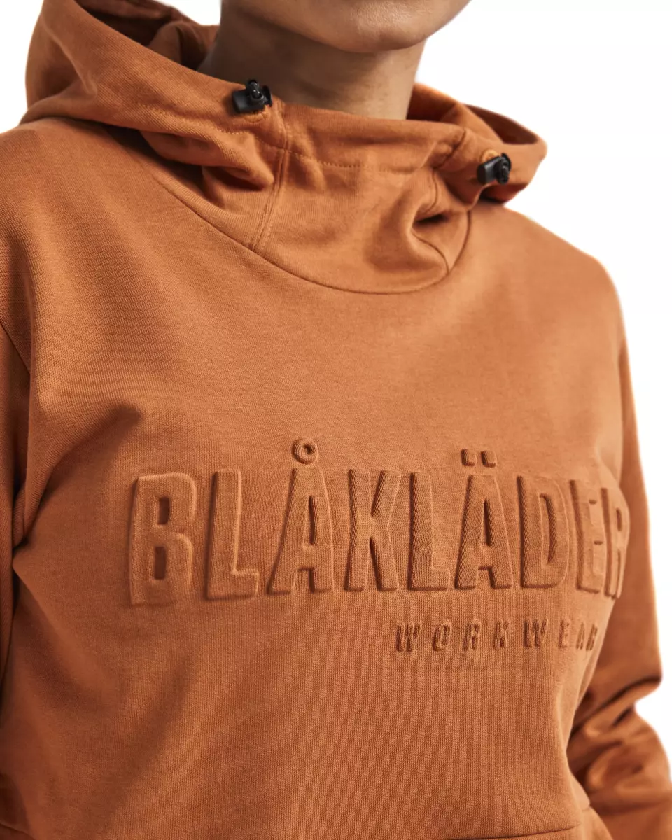 Blaklader 356011584000, 3D Women's Hooded Sweatshirt, Rust, image 7, gallery thumbnail