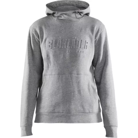 Blaklader 3D Women's Hooded Sweatshirt, Grey Melange