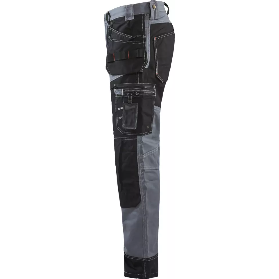 Blaklader 150013709499, Craftsman Work Trousers, Grey/Black, image 3, gallery thumbnail