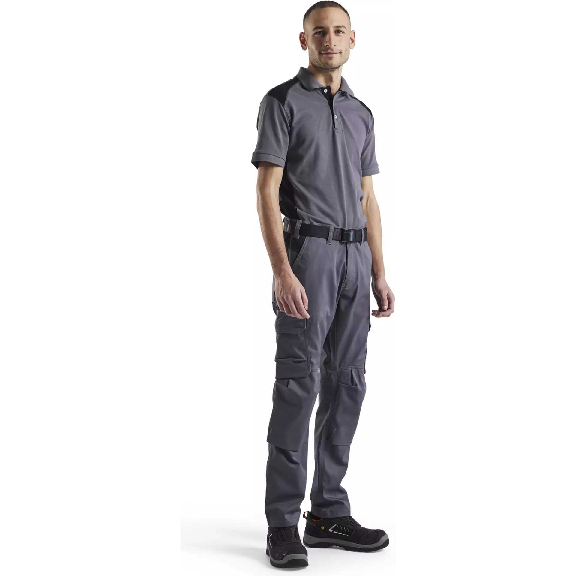 Blaklader 332410509699, Polo Shirt, Medium Grey/Black, image 5