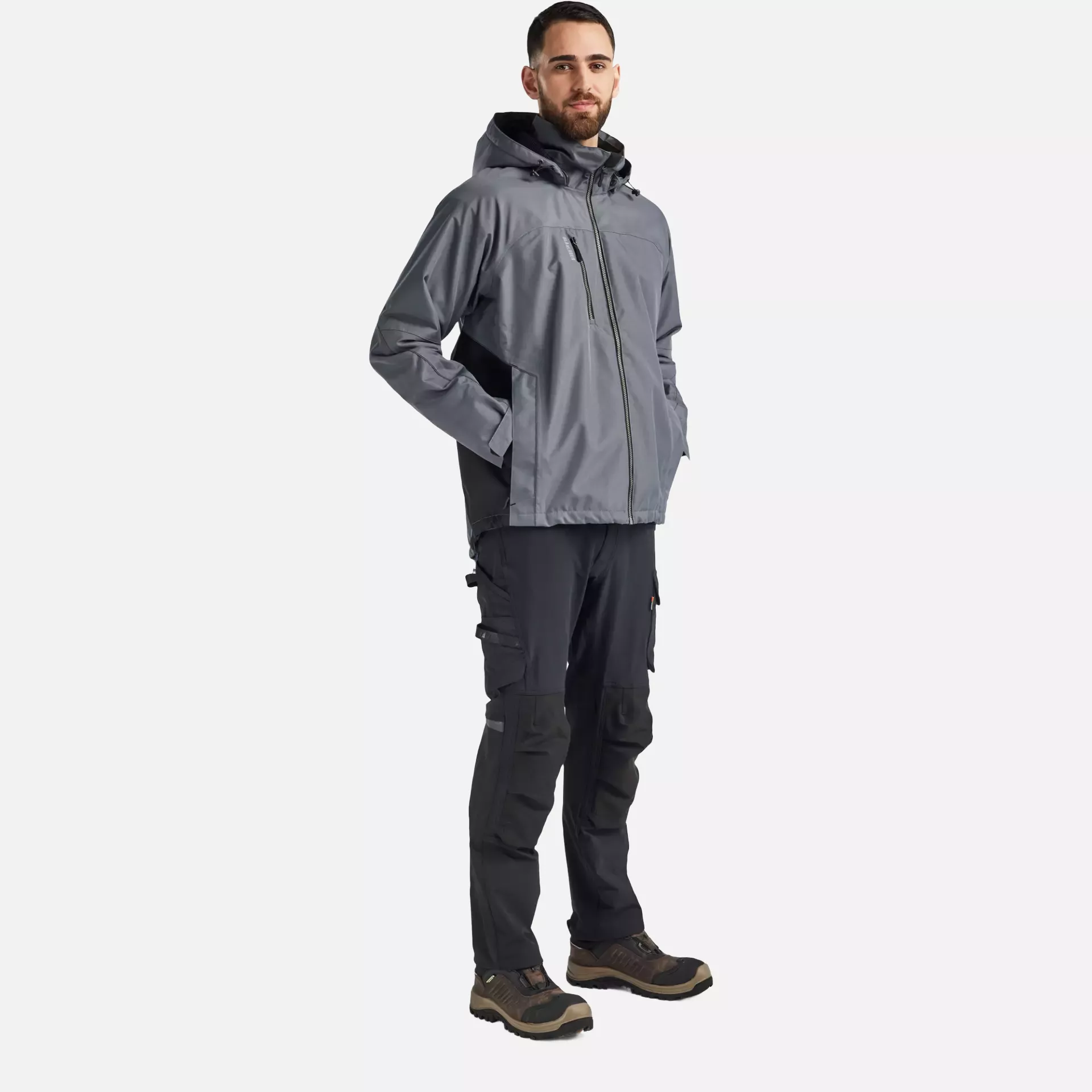 Blaklader 489019779699, Lined Lightweight Winter Jacket, Medium Grey/Black, image 5