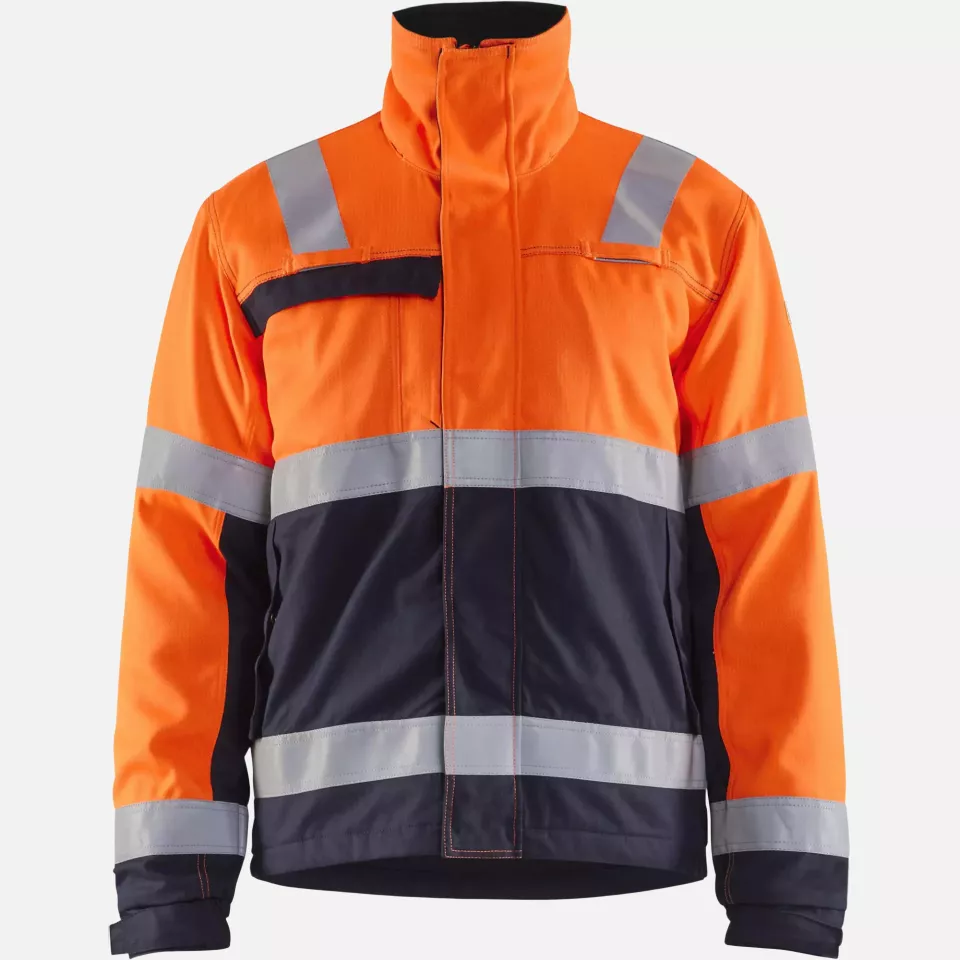 Blaklader 406915135389, Multinorm Winter Jacket, Orange/Navy, image 1, gallery thumbnail