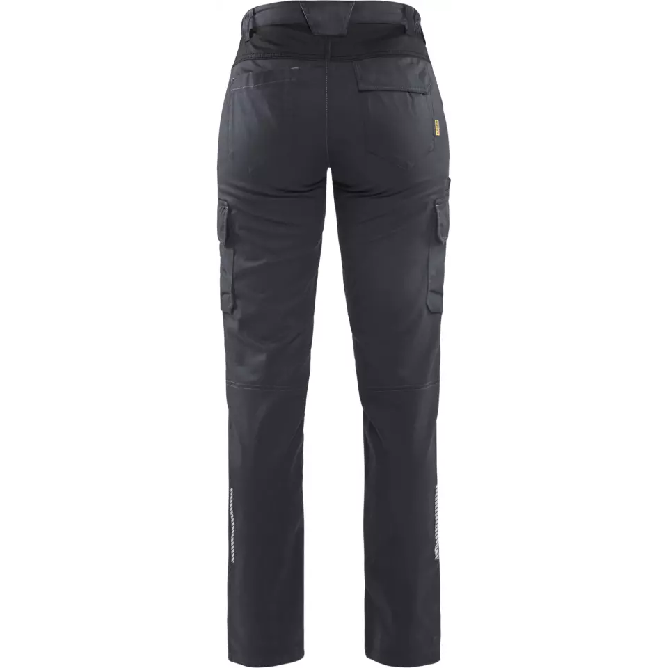 Blaklader 714418329699, Damen Stretch Industrie Arbeitshose, Mittelgrau/Schwarz, image 4, gallery thumbnail