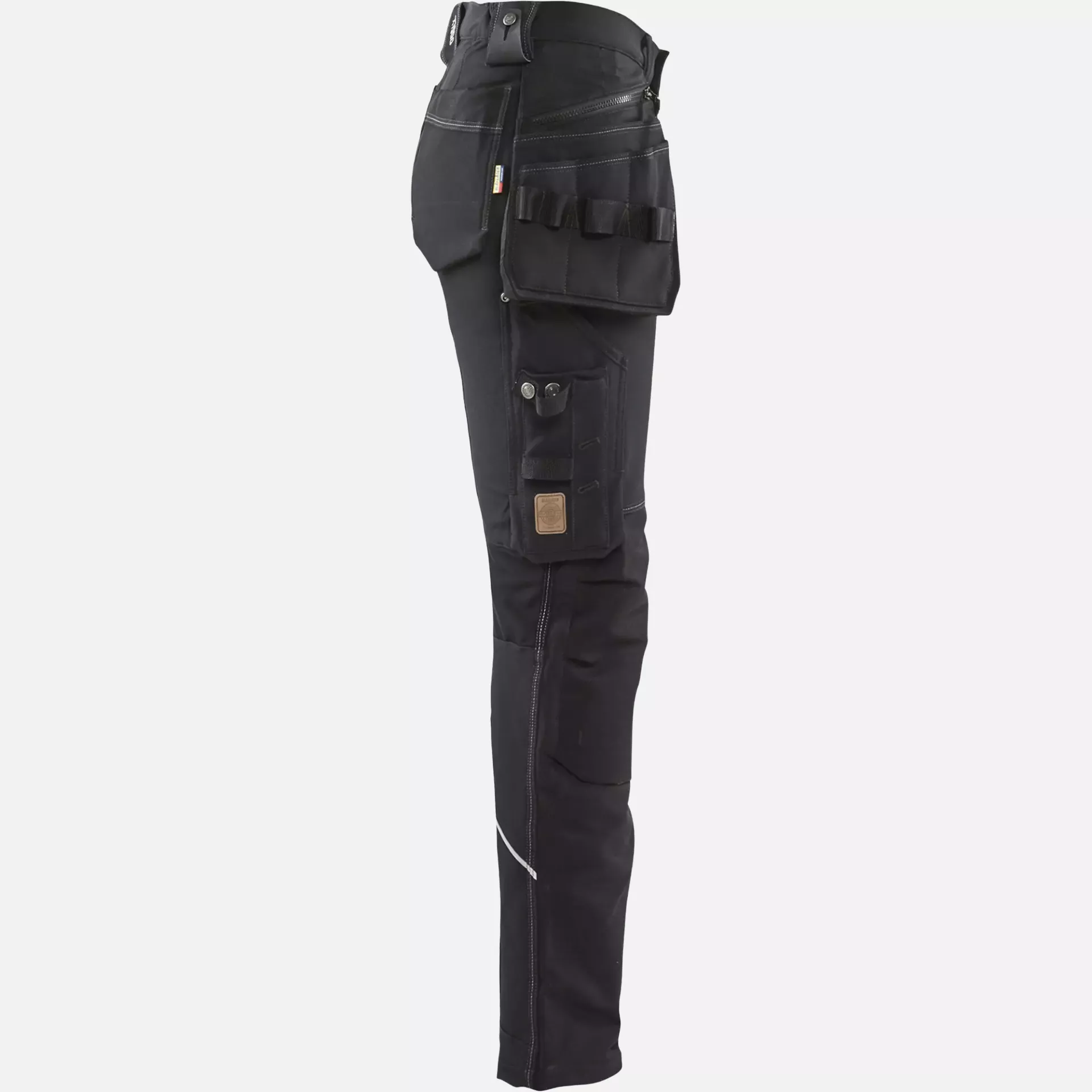 Blaklader 719816449900, Ladies 4-Way Stretch Craftsman Work Trousers, Black, image 2