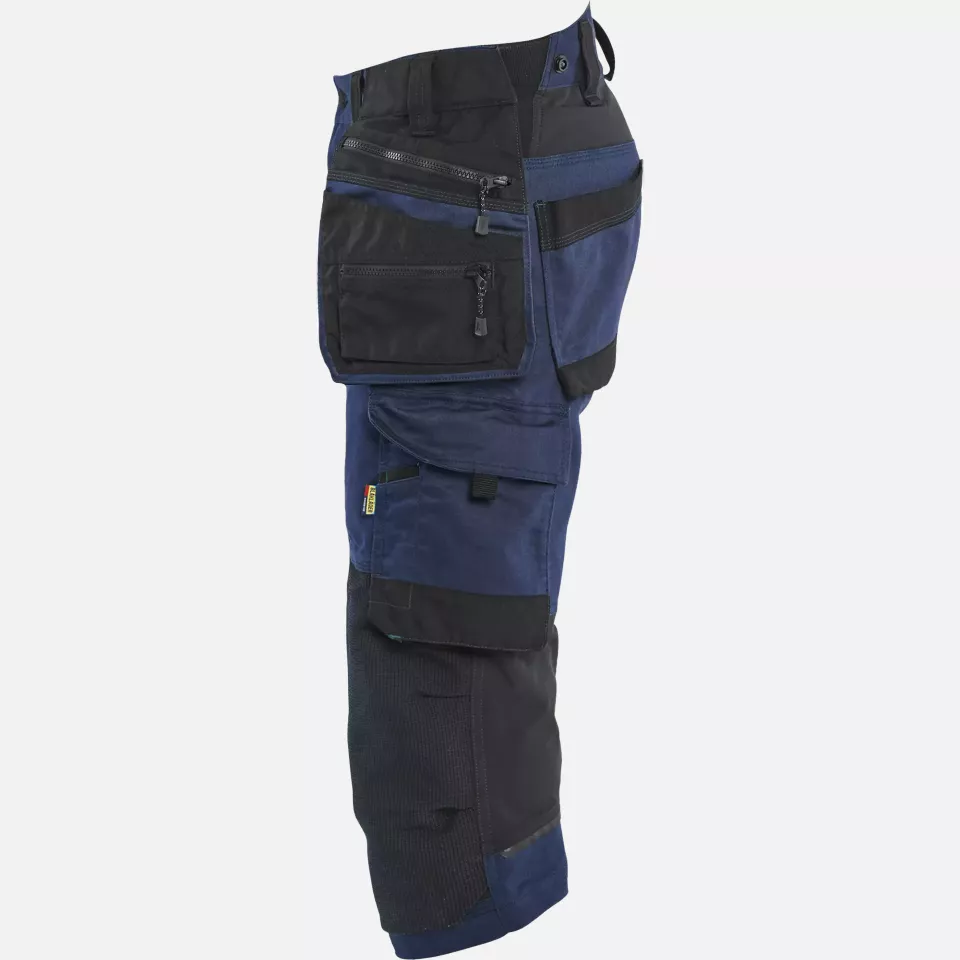 Blaklader 197711498699, STRIKER Stretch Pirate Shorts, Dark Navy/Black, image 3, gallery thumbnail